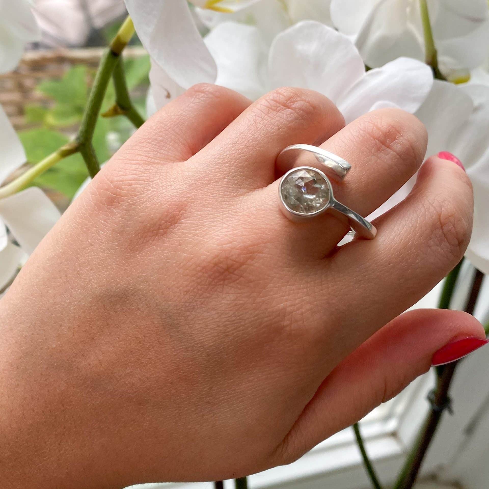 Bague Prasiolite
