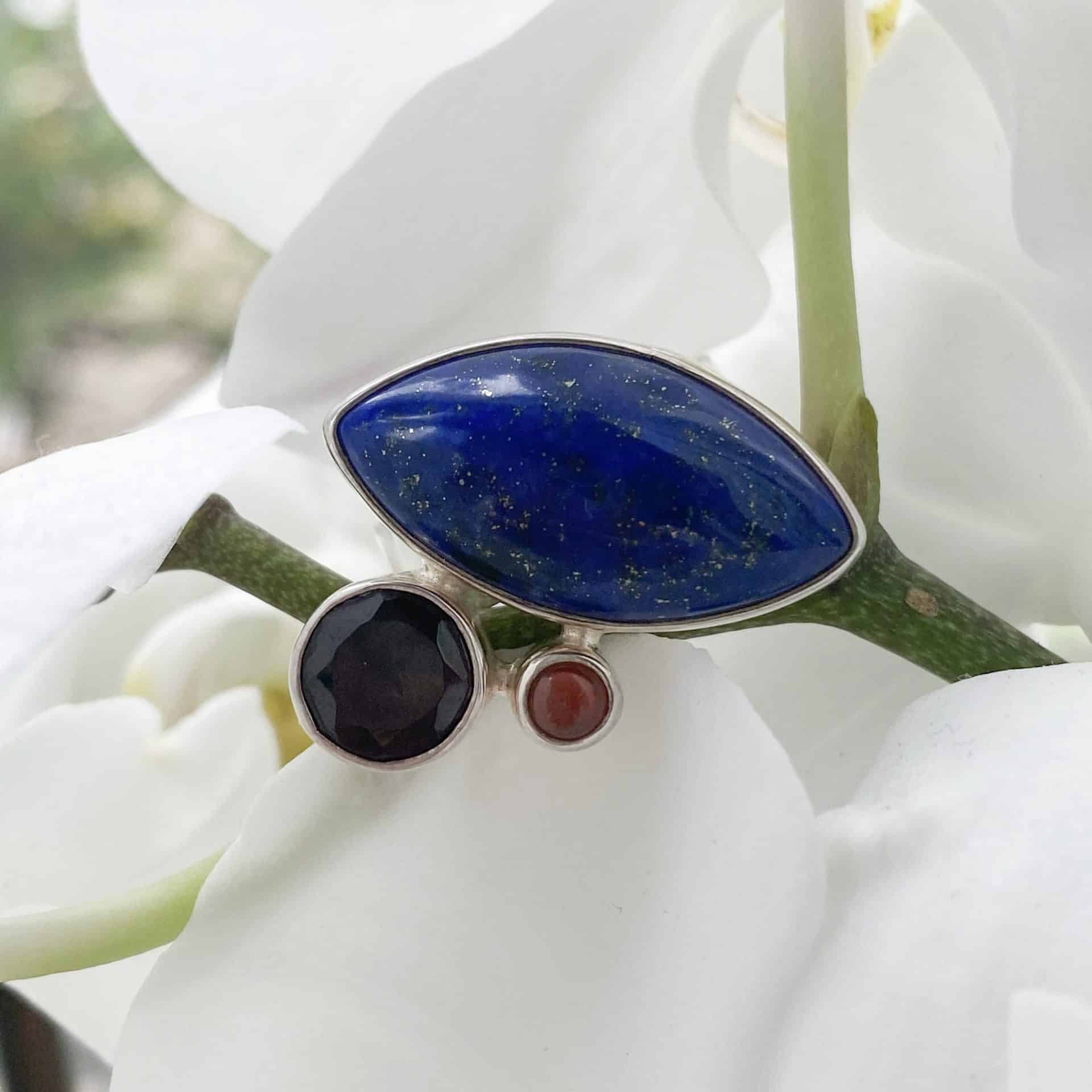 Bague argent et Lapis Lazuli