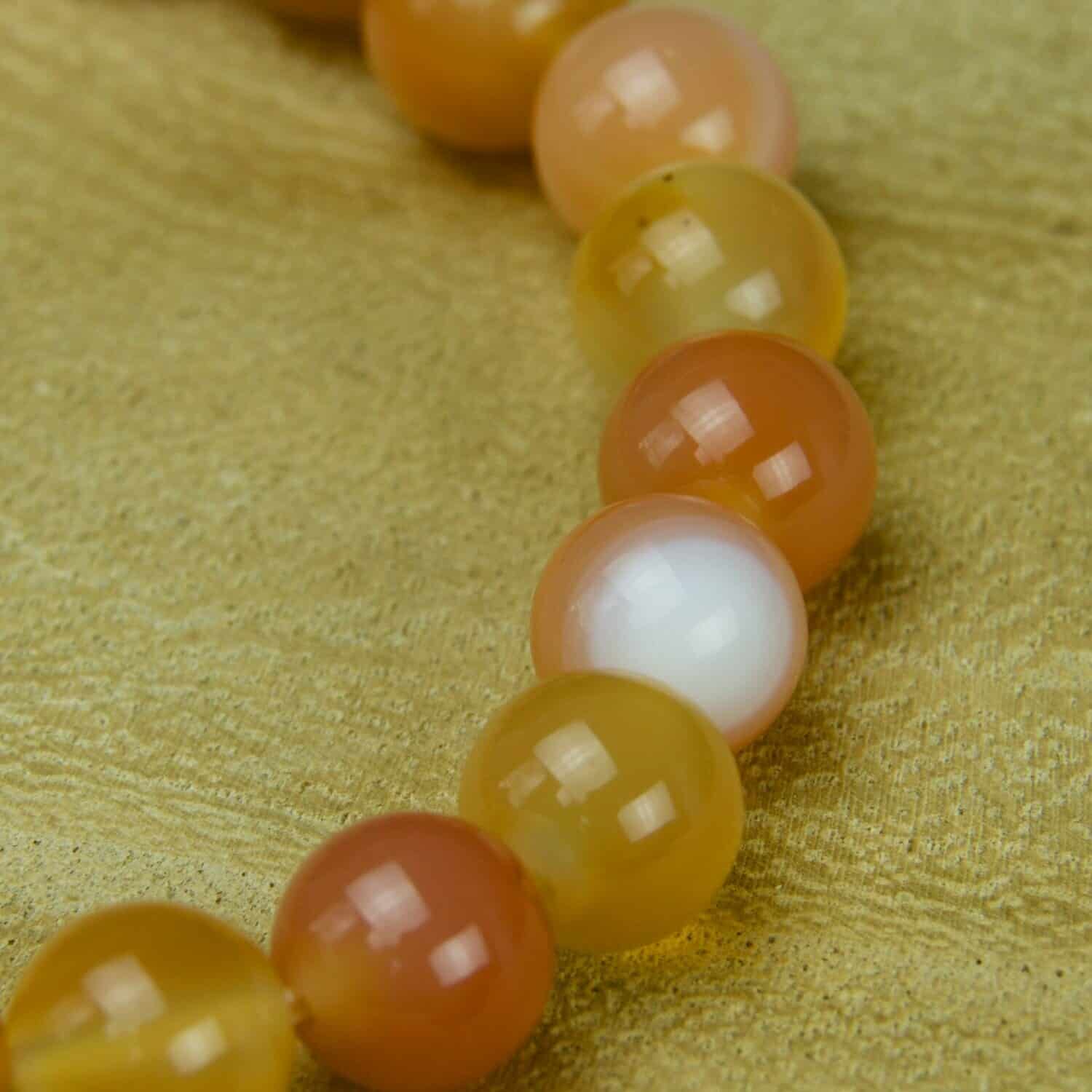 Bracelet Sphères Cornaline