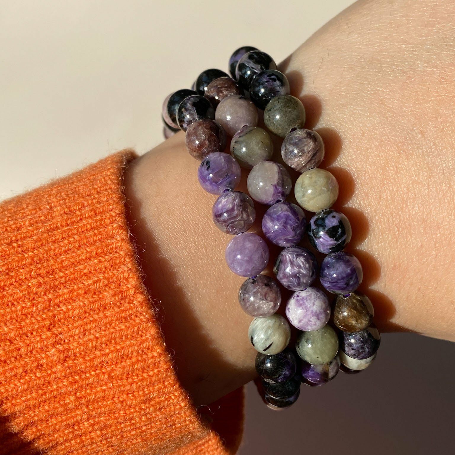 Bracelet Sphères Charoïte – Image 3