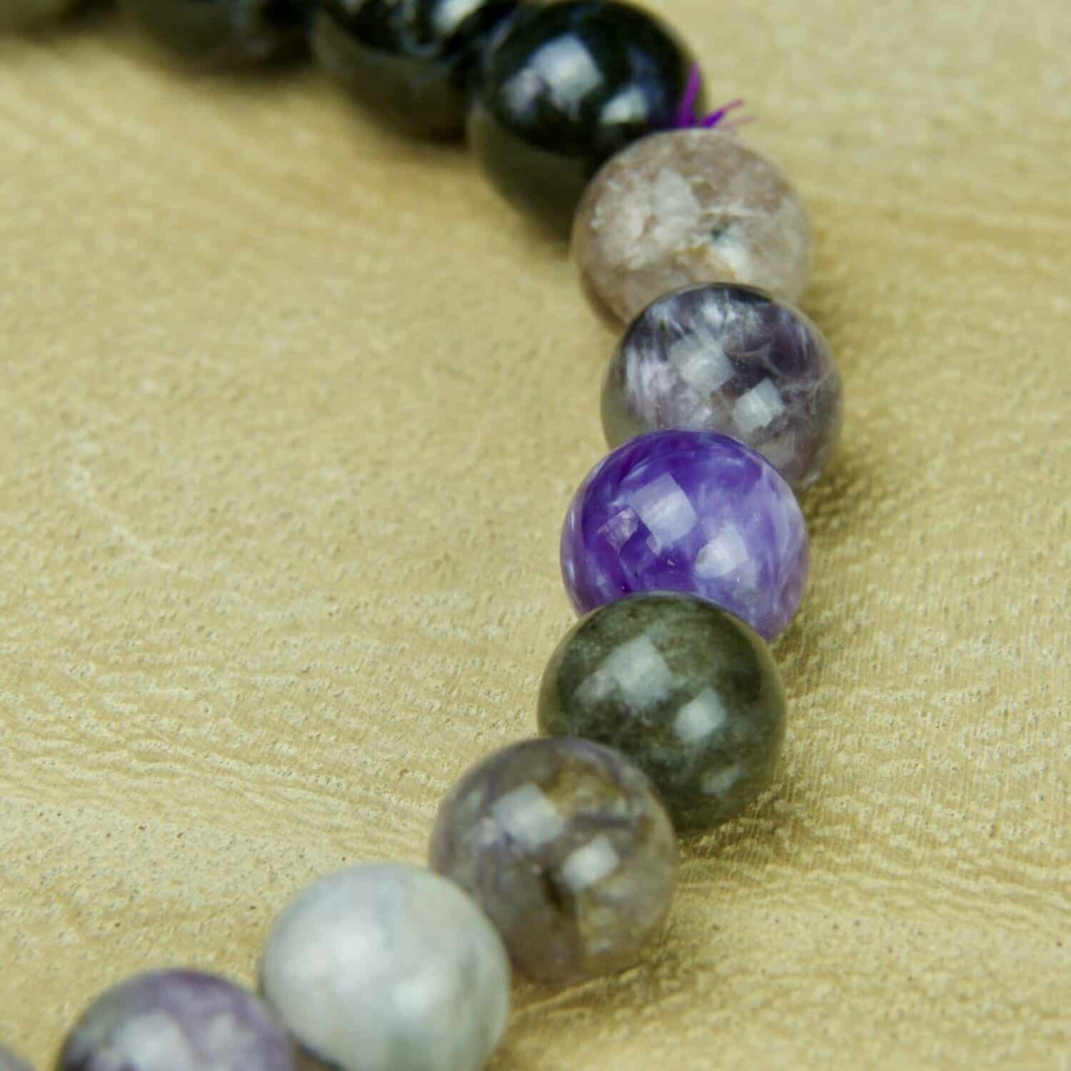 Bracelet Sphères Charoïte
