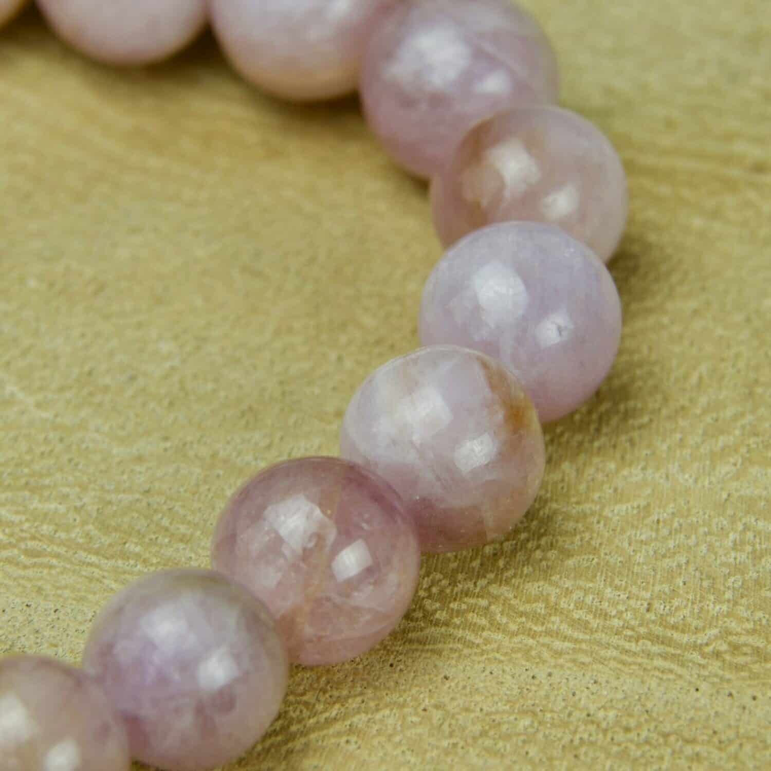 Bracelet Sphères Kunzite A