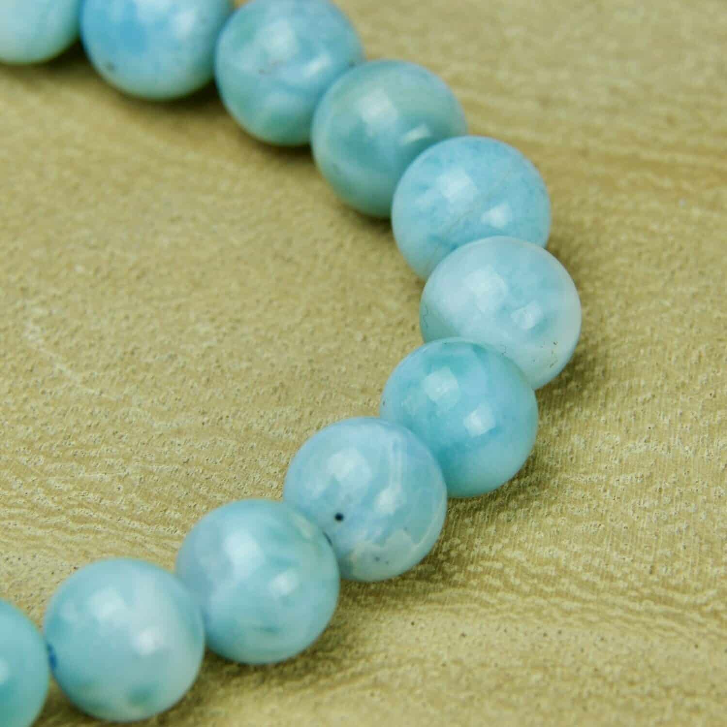 Bracelet Sphères Larimar