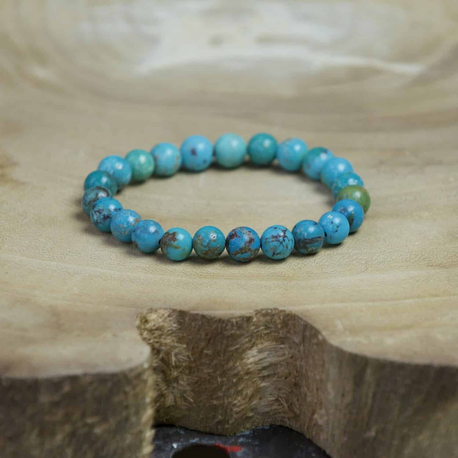 Bracelet Sphères Turquoise du Tibet
