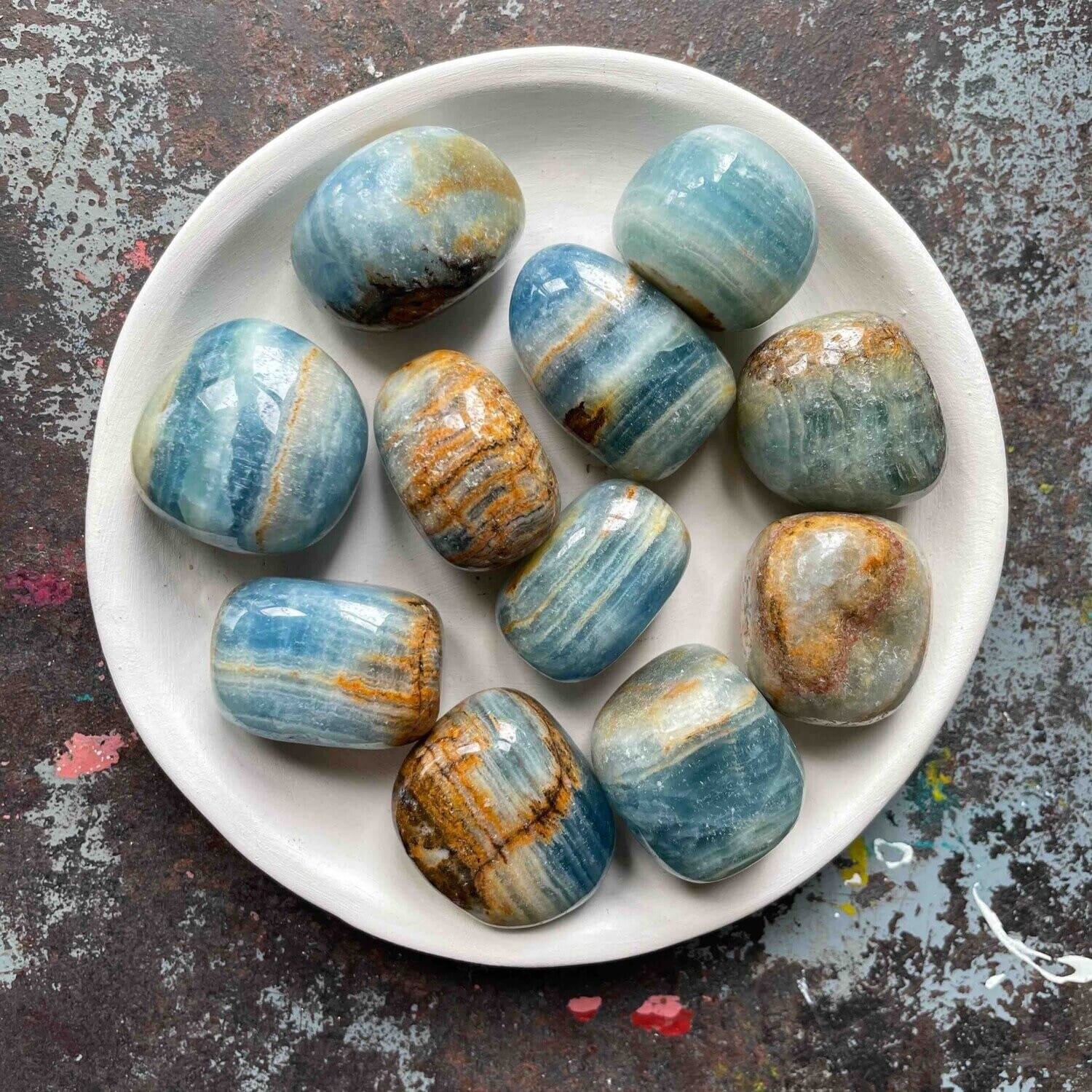 Aragonite bleue d'Argentine