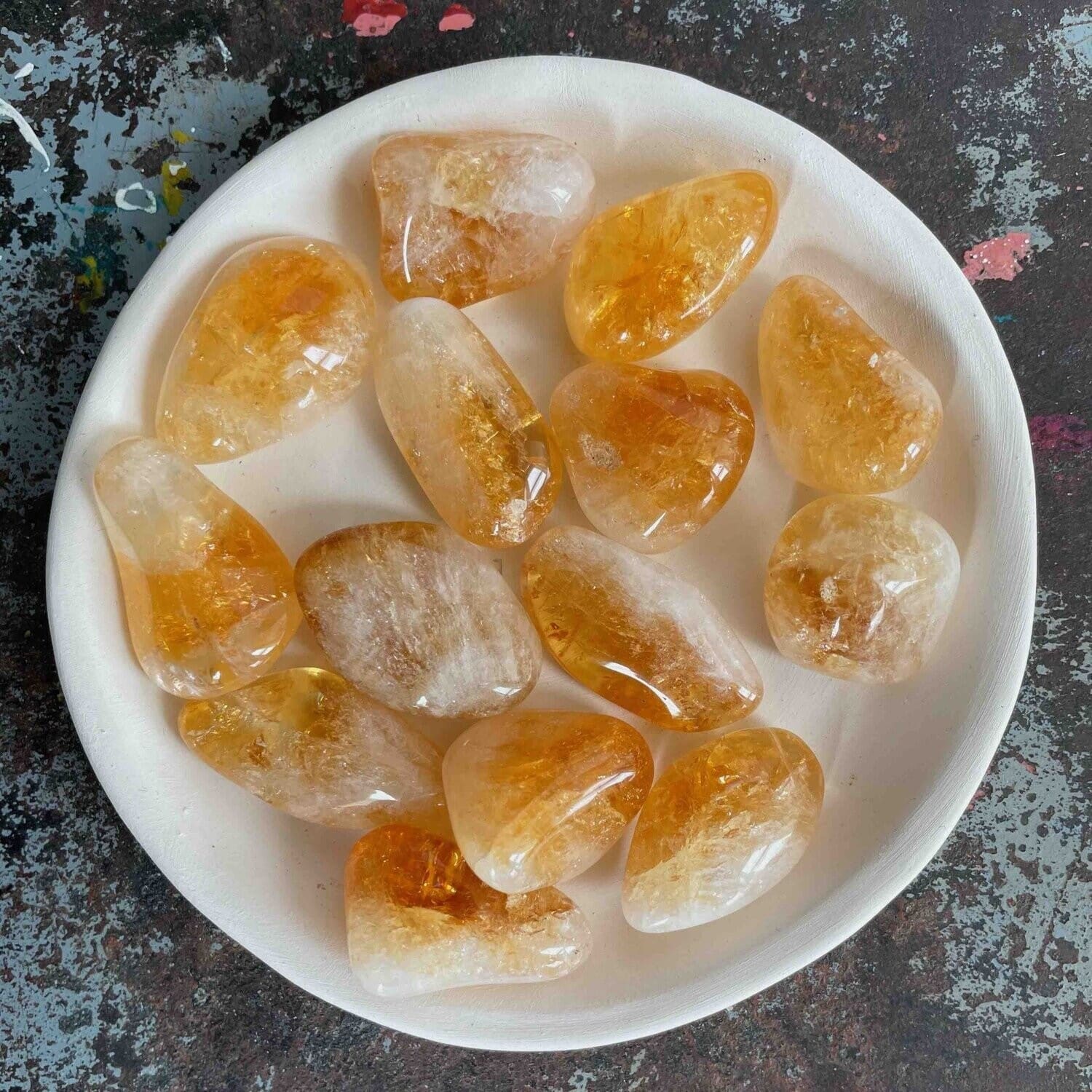 Citrine chauffée du Brésil