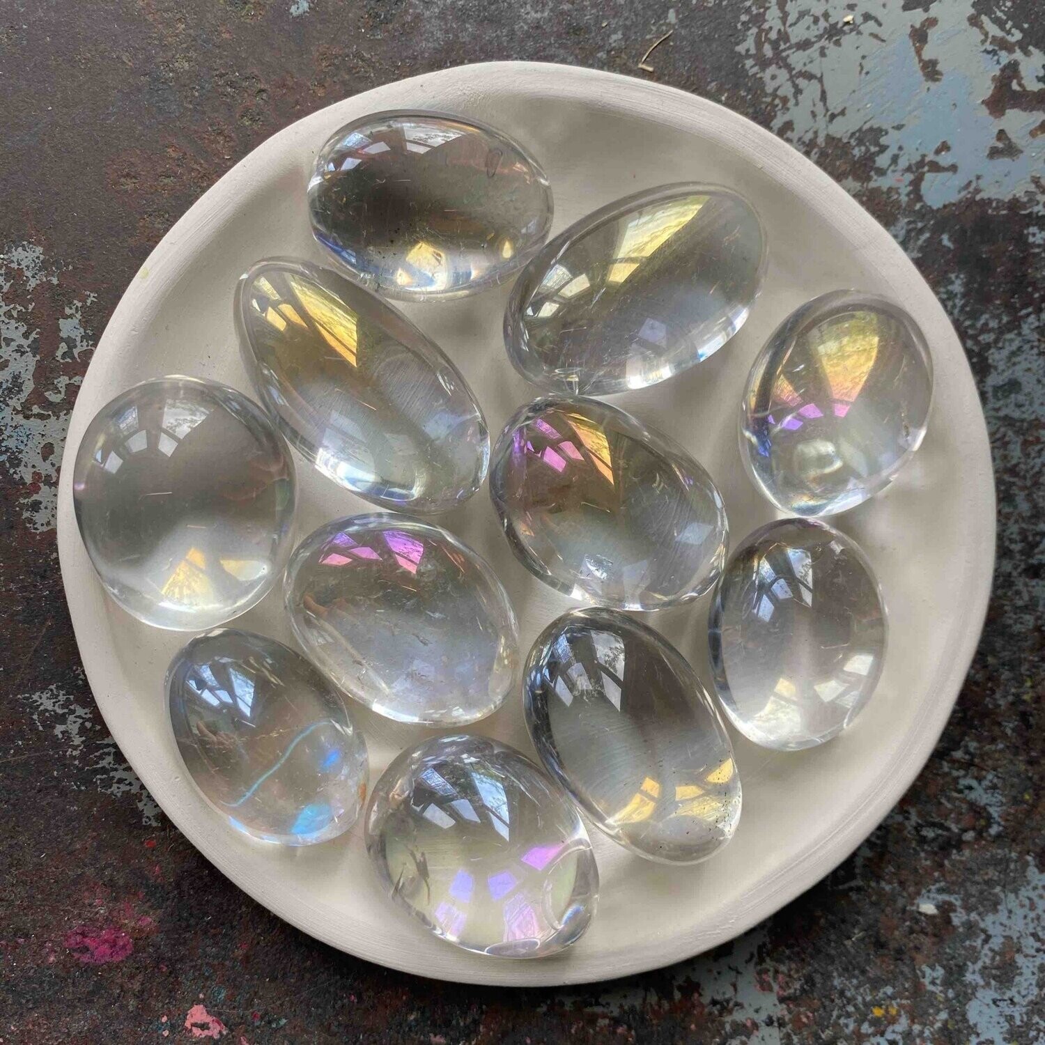 Cristal de roche "Aura" de Madagascar