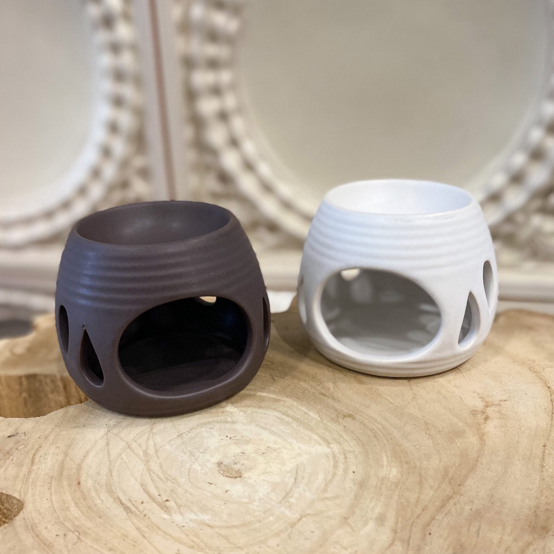 Brûle-parfum pour fondants parfumés Natura Square