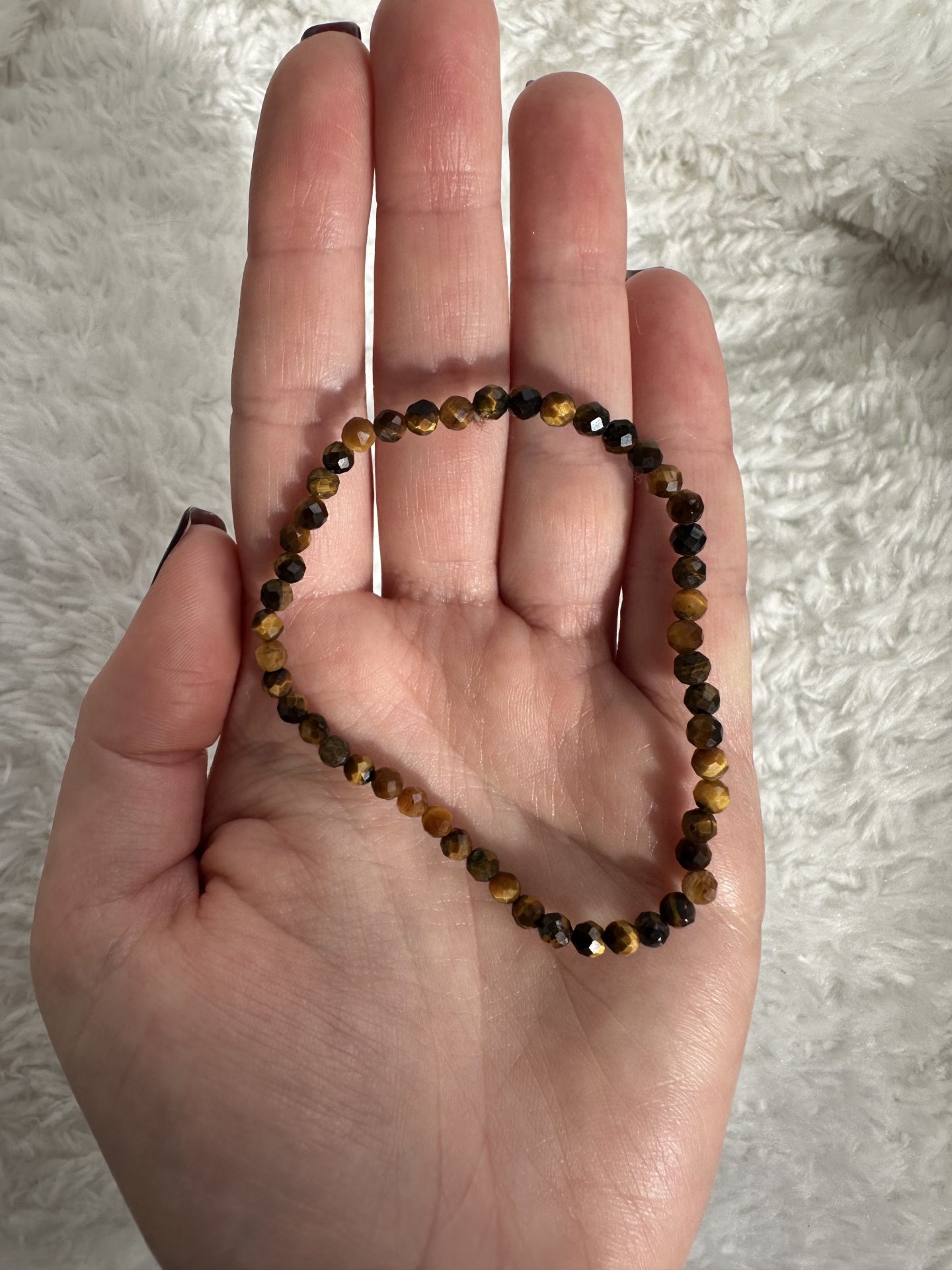 Bracelet facettes Oeil de Tigre