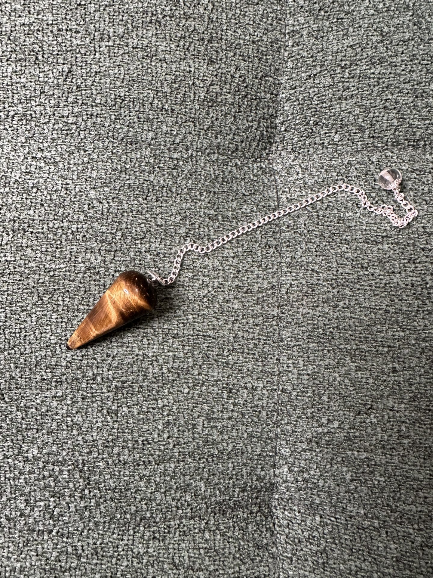 Pendule conique Œil de Tigre