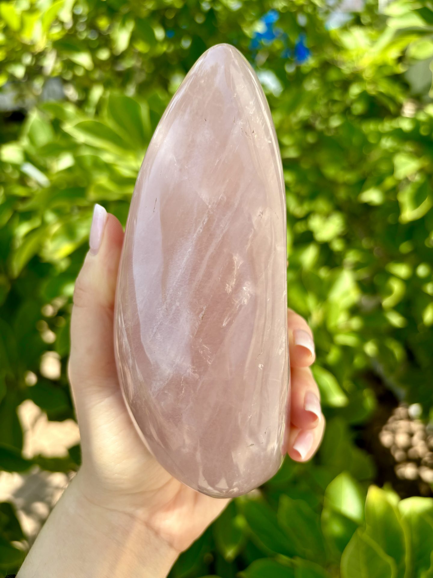 Menhir en Quartz Rose N°4 927g – Image 3