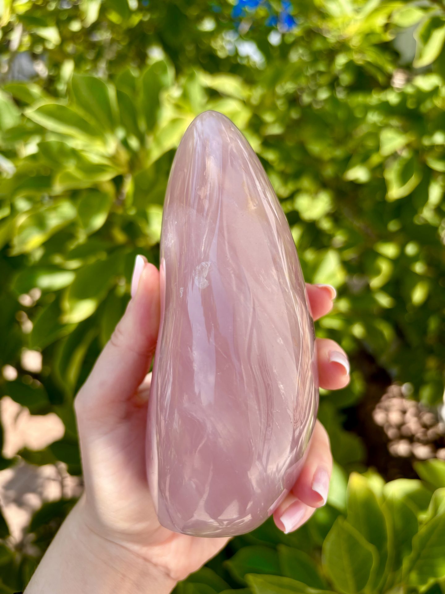 Menhir en Quartz Rose N°4 927g – Image 4