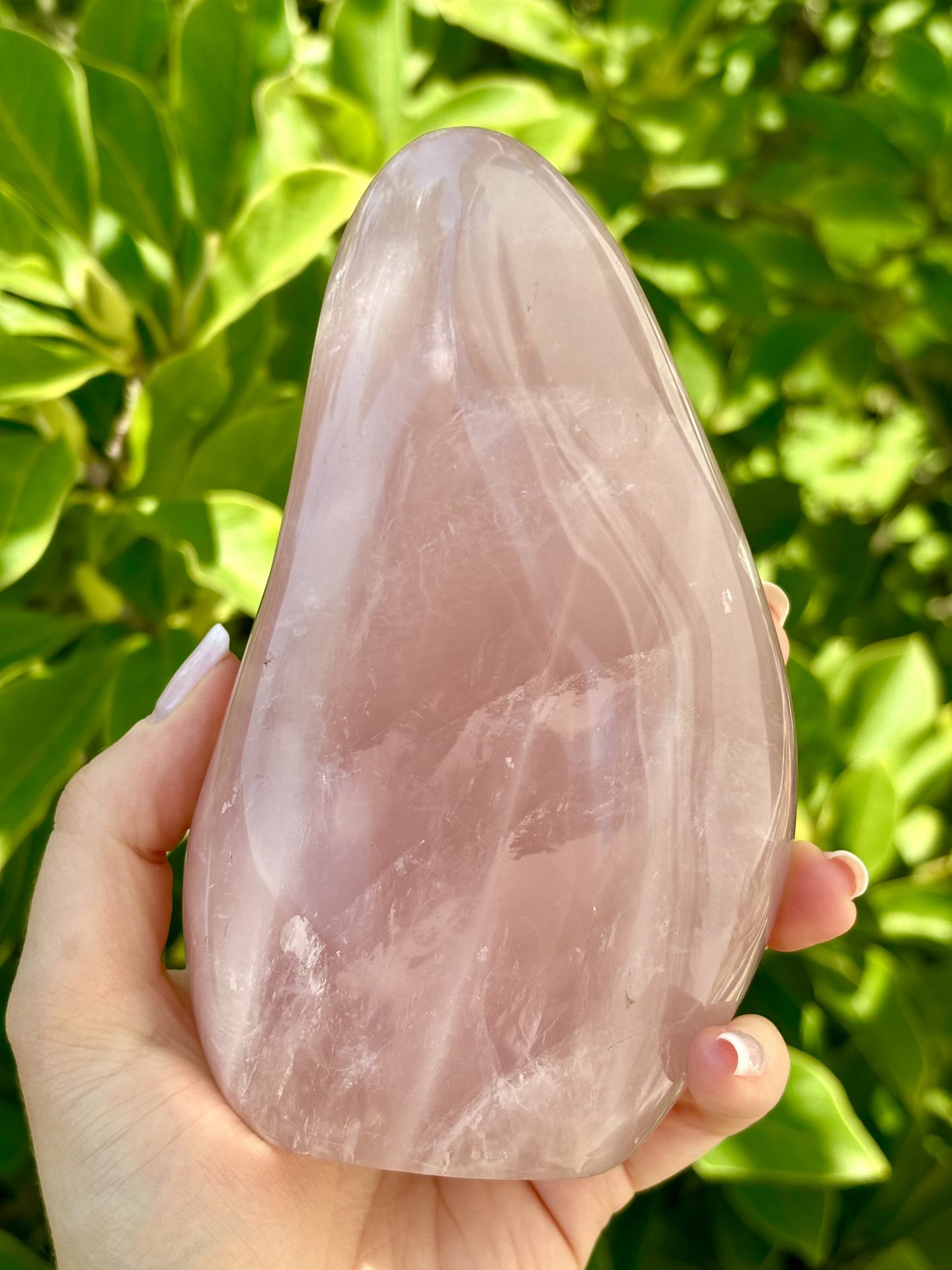 Menhir en Quartz Rose N°4 927g – Image 5