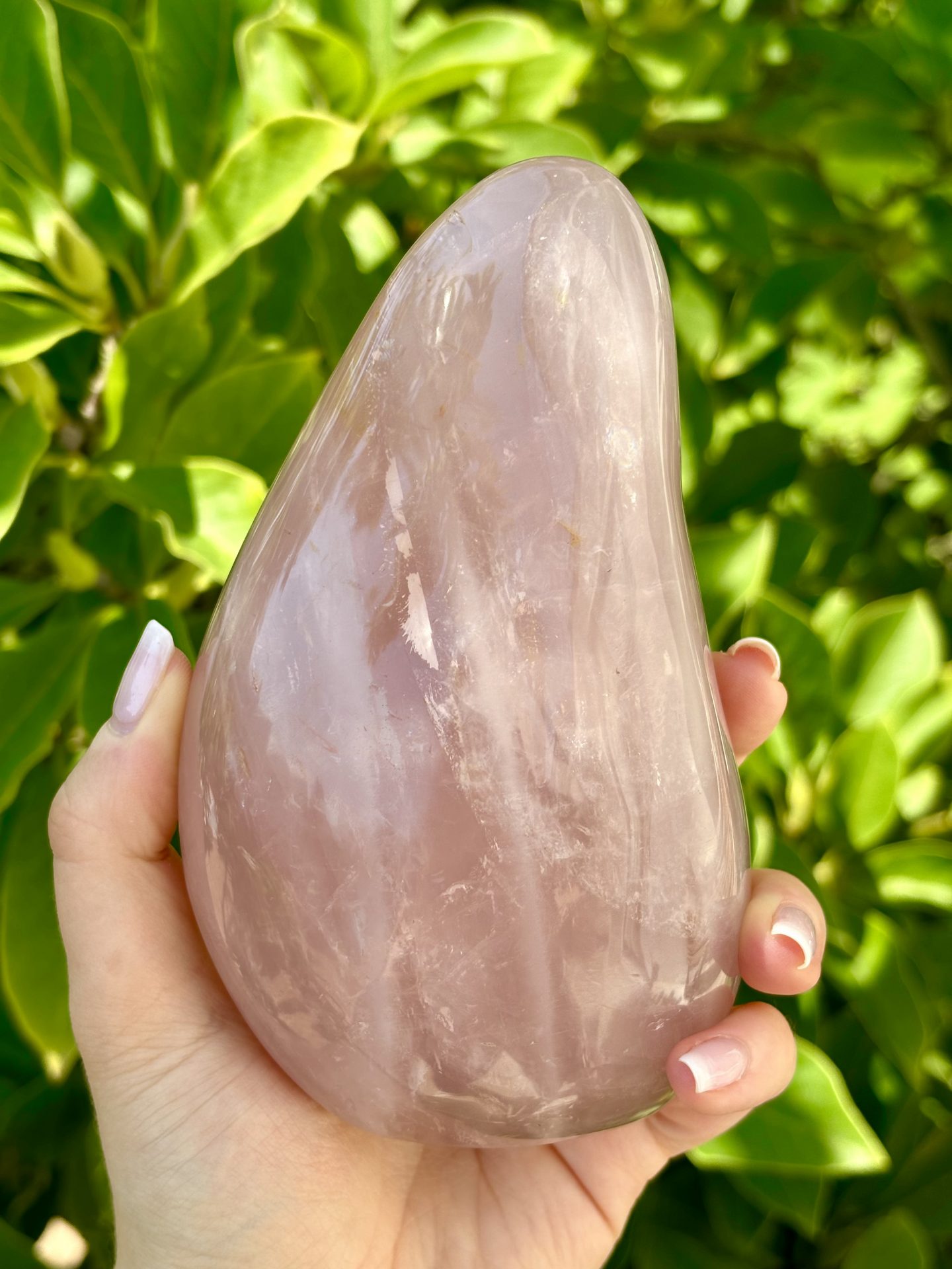 Menhir en Quartz Rose N°4 927g – Image 6
