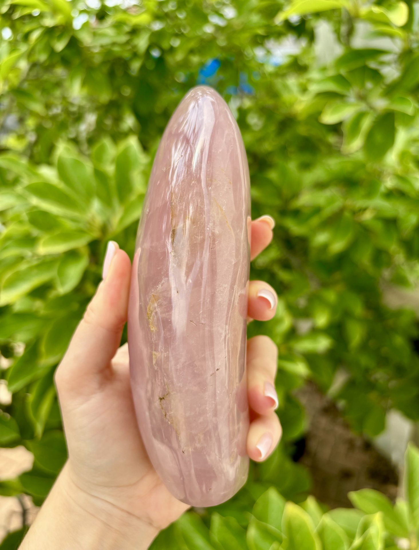 Menhir en Quartz Rose N°7 901g – Image 3