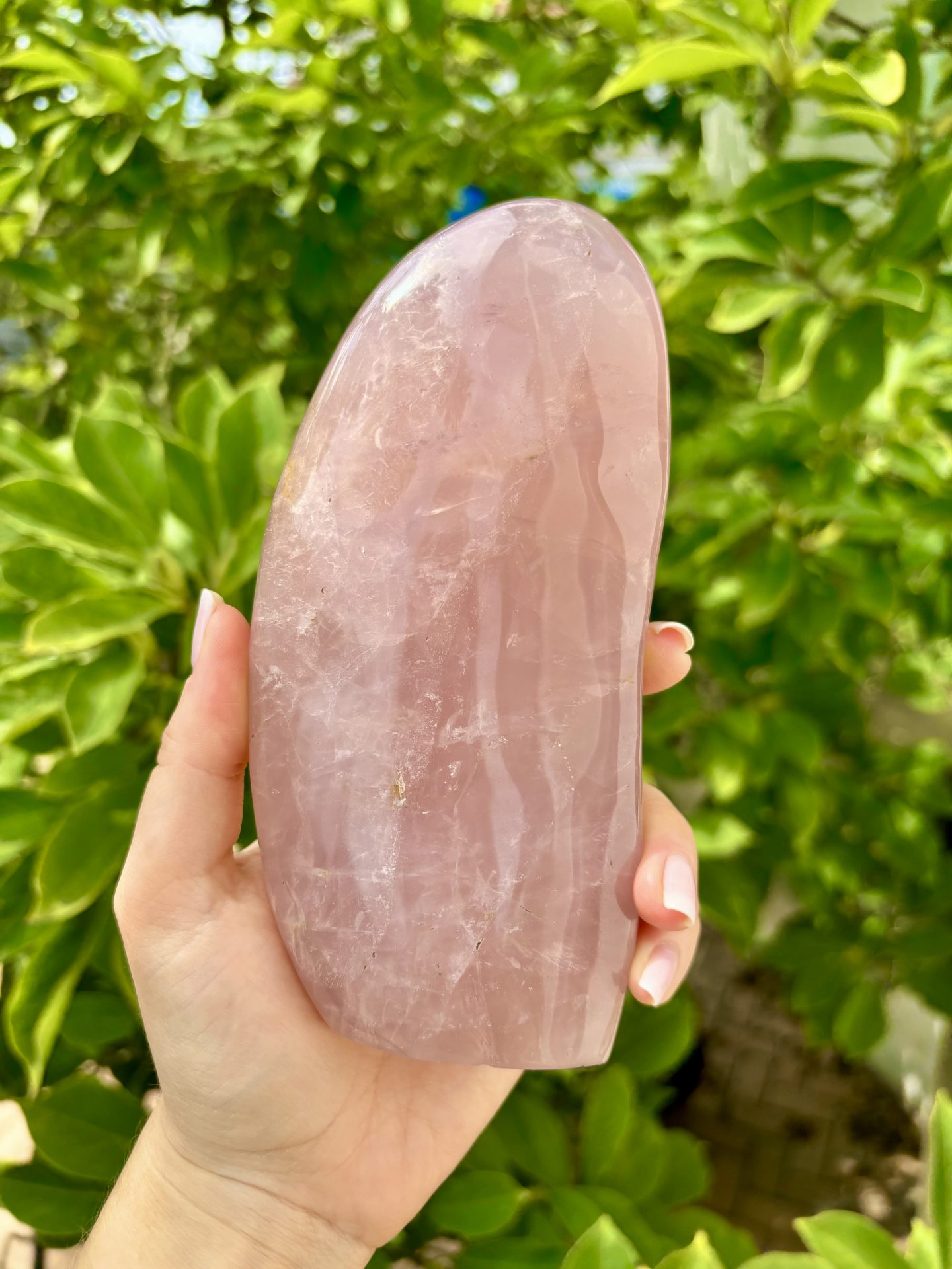 Menhir en Quartz Rose N°7 901g – Image 4