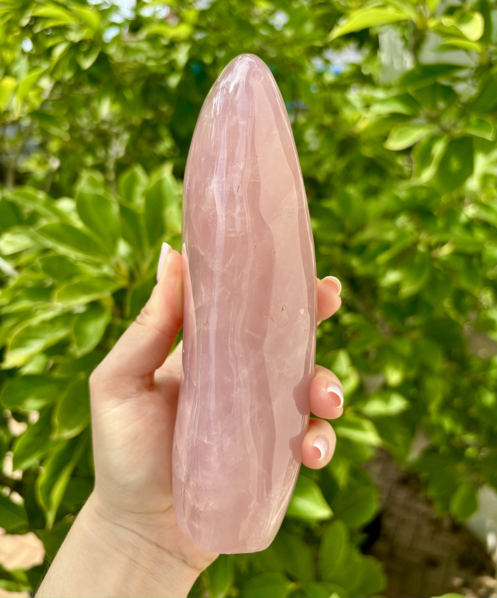 Menhir en Quartz Rose N°7 901g – Image 5