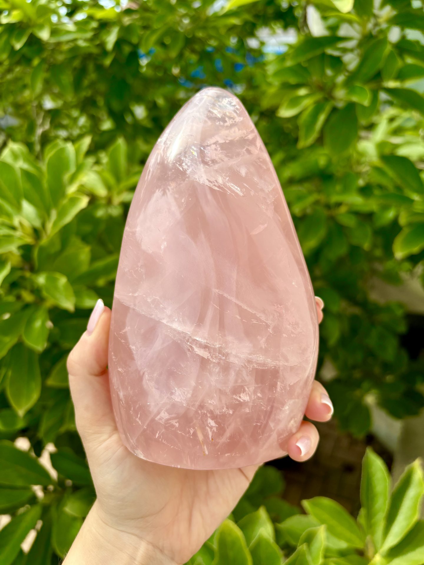 Menhir en Quartz Rose N°8 1508g – Image 3