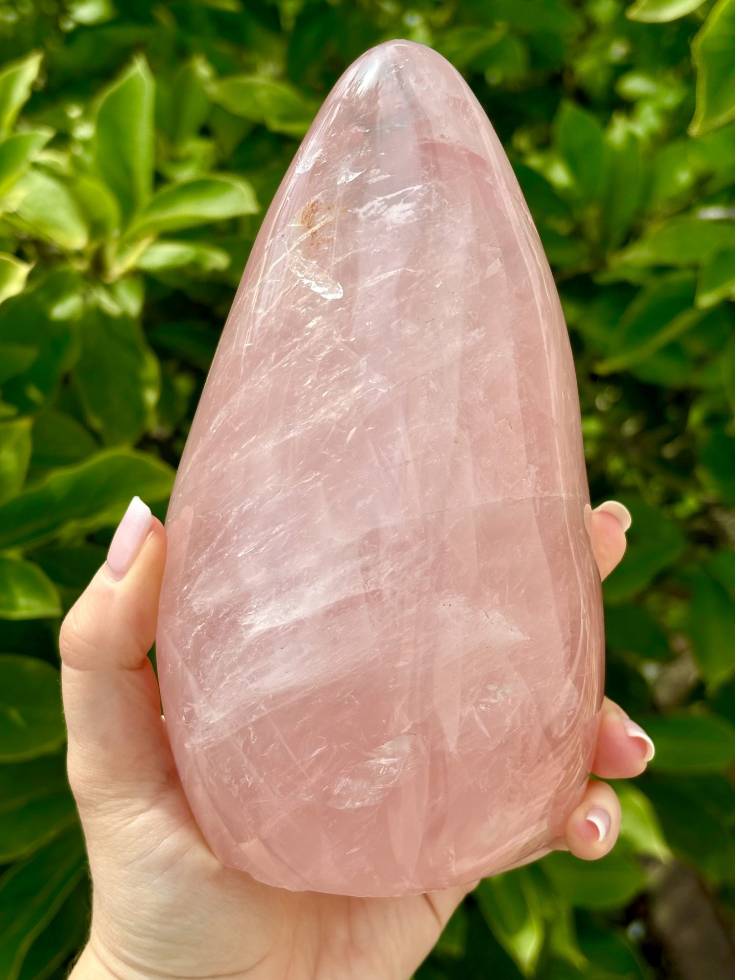 Menhir en Quartz Rose N°8 1508g – Image 5