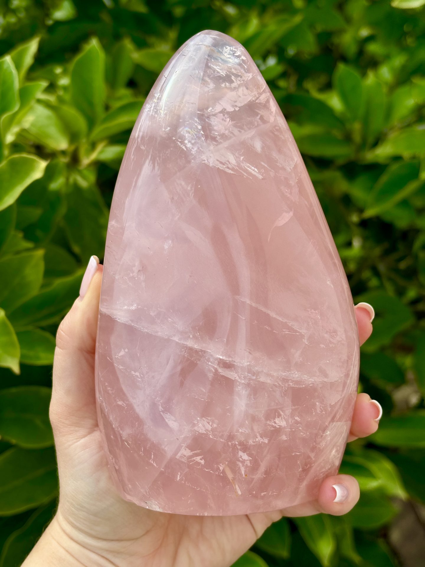 Menhir en Quartz Rose N°8 1508g – Image 6