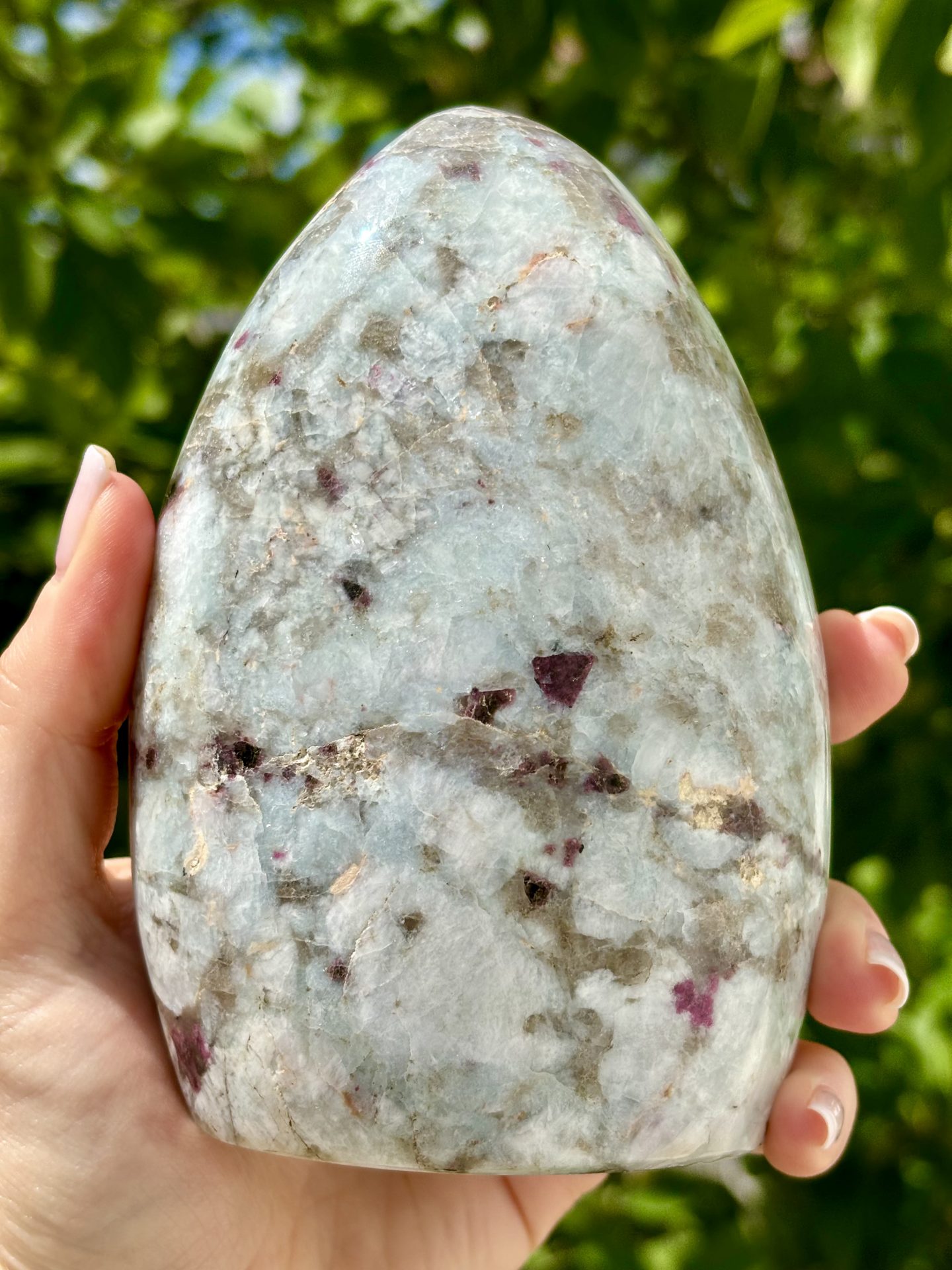 Tourmaline Rose sur Quartz N°9 981g A