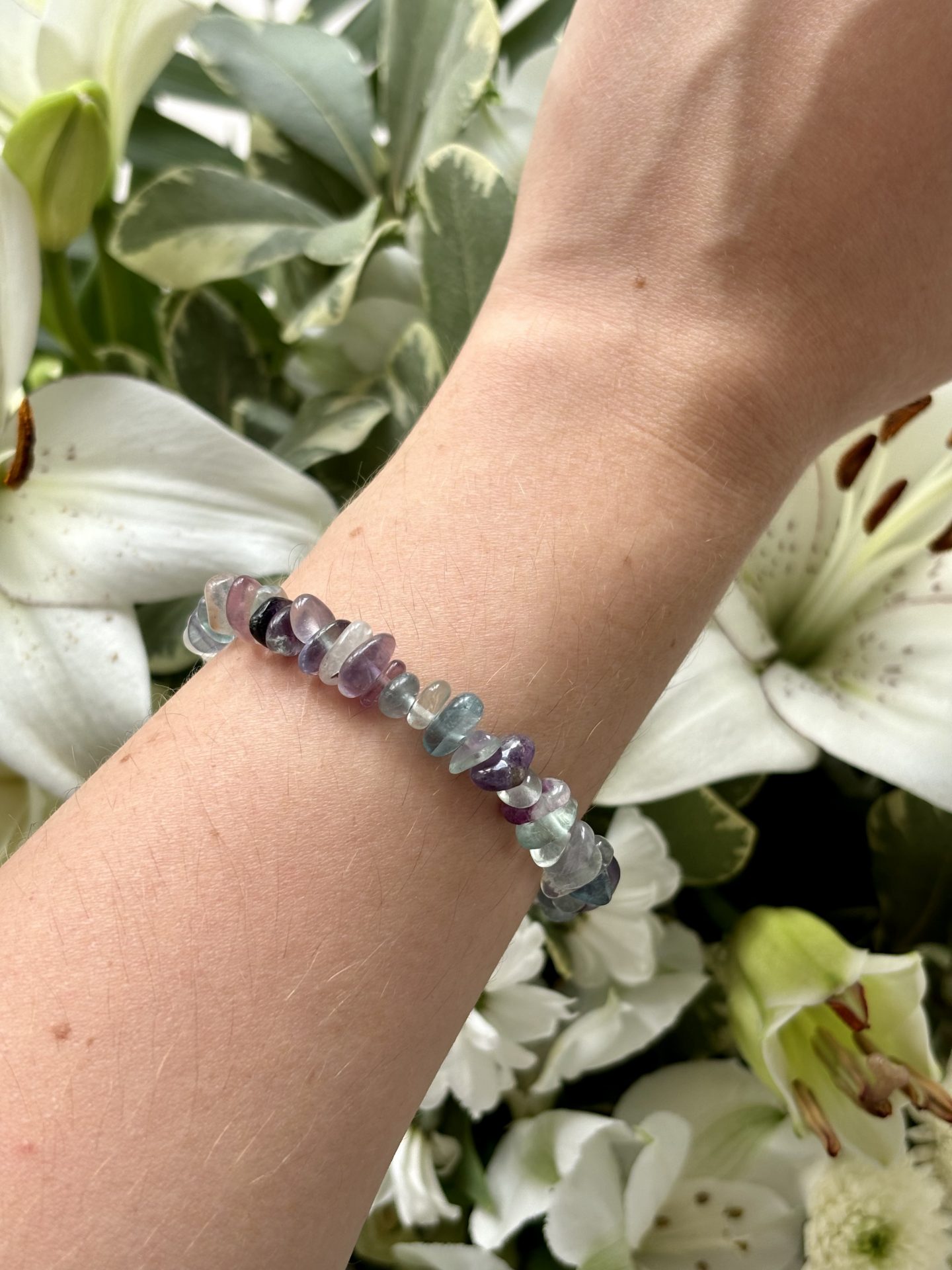 Parure Ordre en Fluorite – Collection Galets Uniques – Image 4