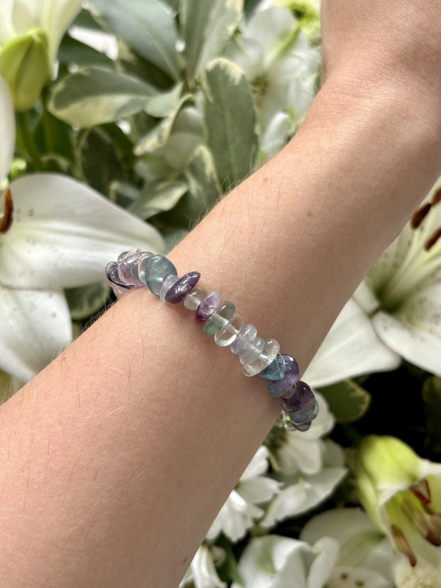 Parure Ordre en Fluorite – Collection Galets Uniques – Image 5