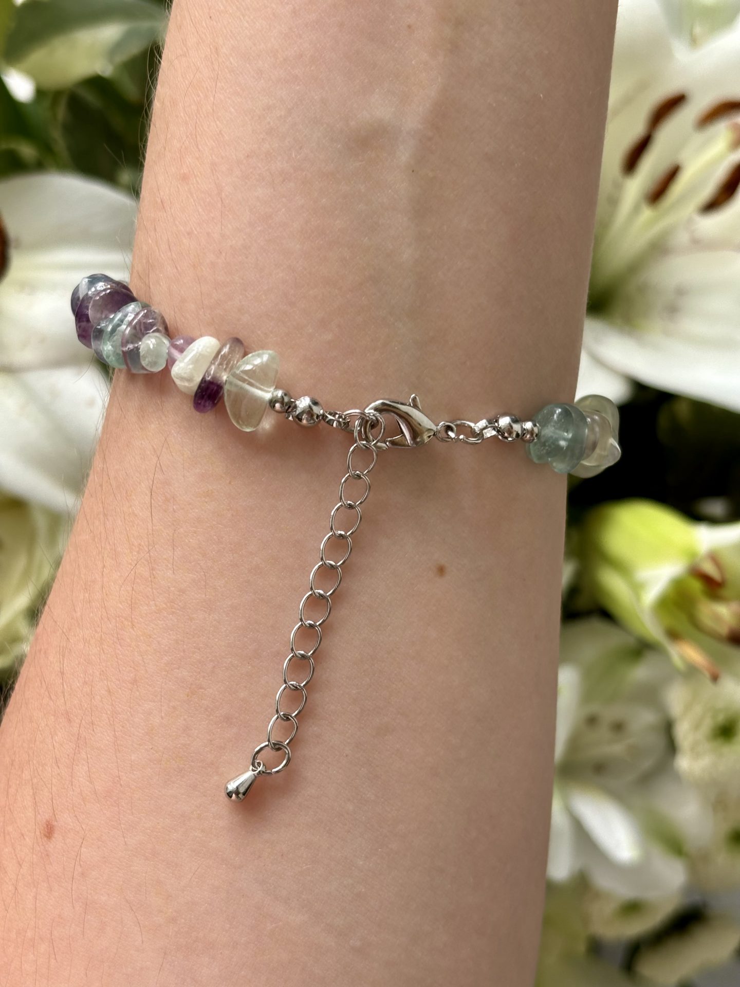 Parure Ordre en Fluorite – Collection Galets Uniques – Image 6