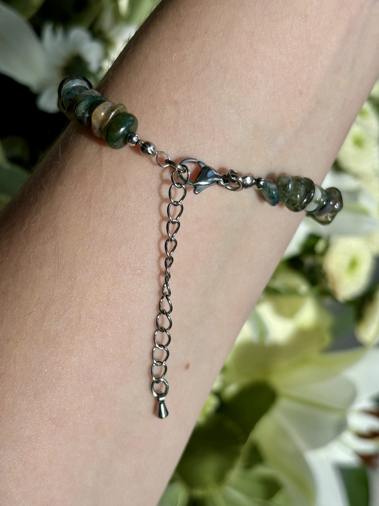 Parure Inspiration en Agate Mousse – Collection Galets Uniques – Image 6