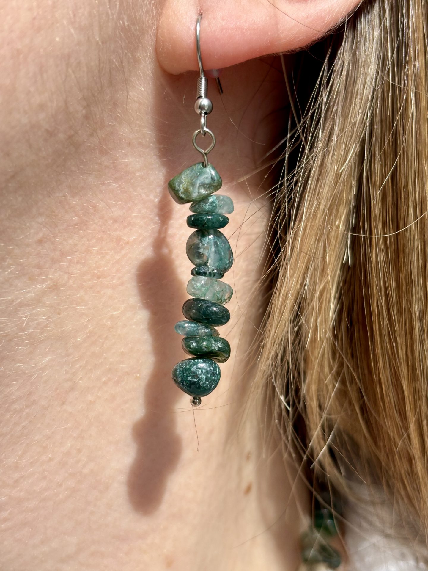 Parure Inspiration en Agate Mousse – Collection Galets Uniques – Image 4