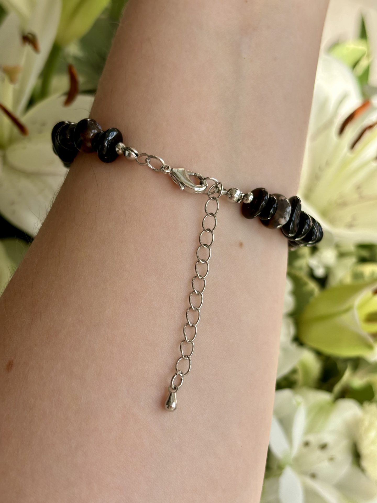 Parure Confiance en Onyx – Collection Galets Uniques – Image 6