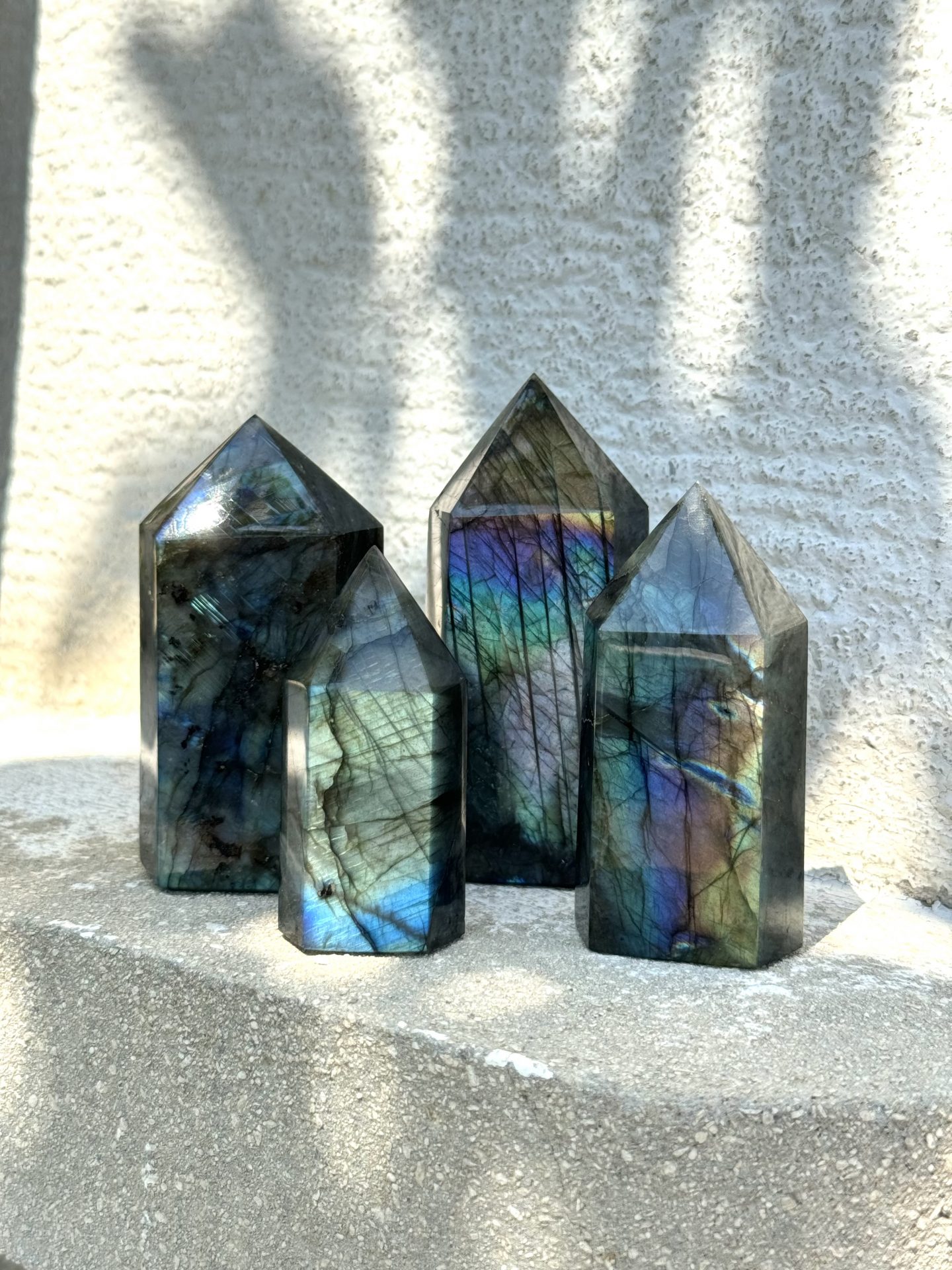 Pointe de Labradorite de Madagascar
