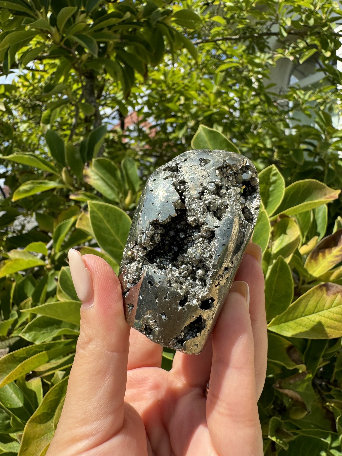 Menhir de Pyrite cristallisée du Pérou n°2