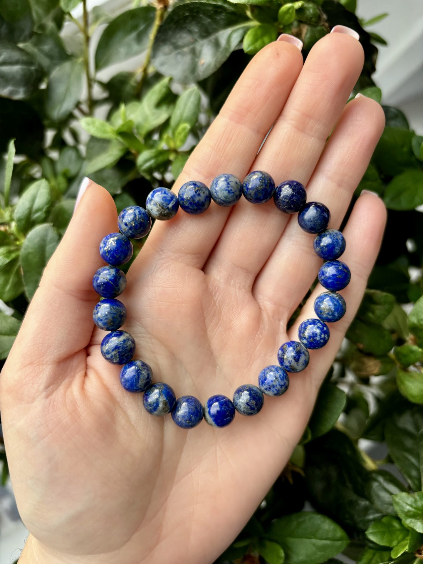 Bracelet Sphères Lapis Lazuli AA – Image 3