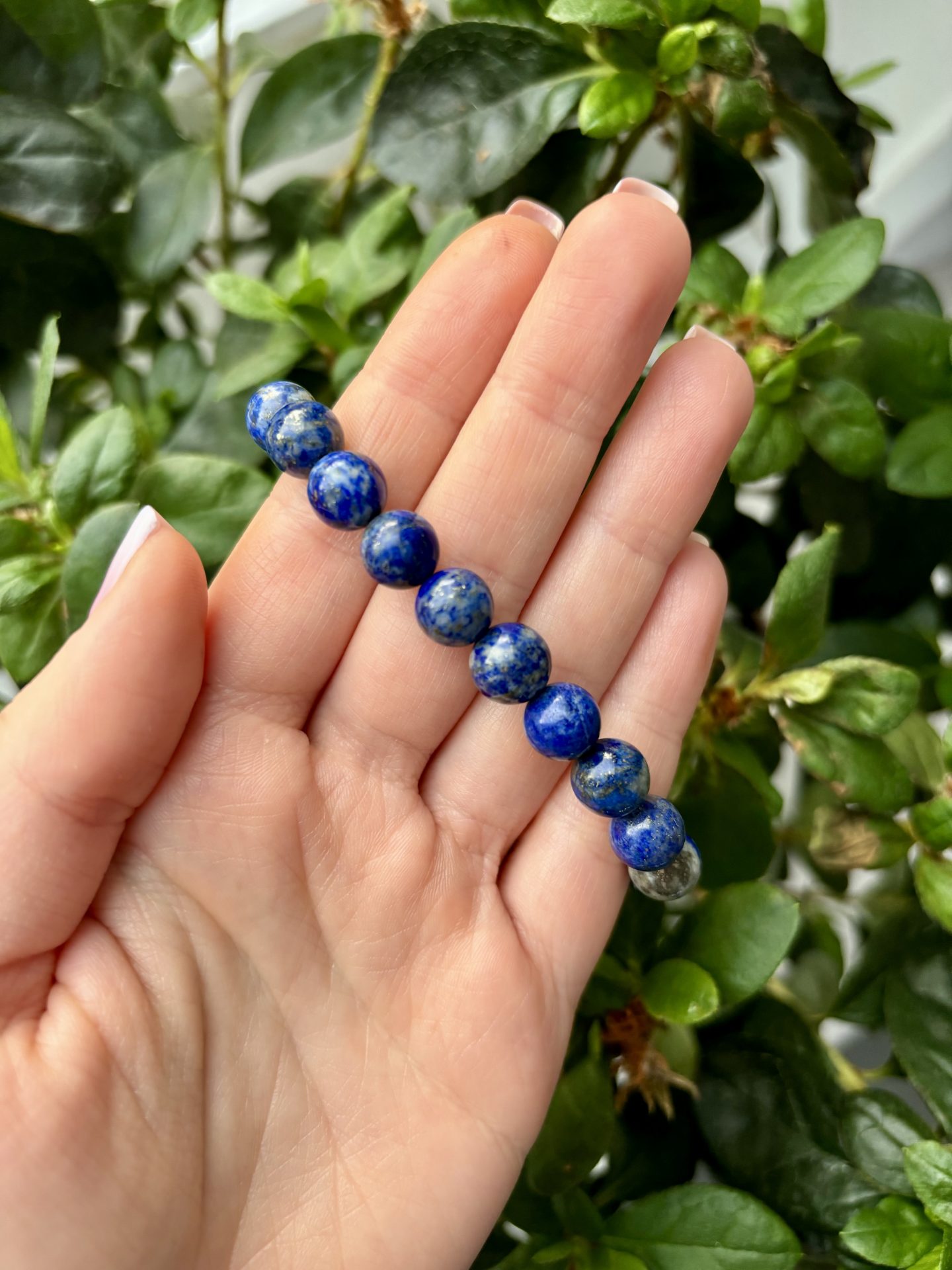 Bracelet Sphères Lapis Lazuli AA – Image 4