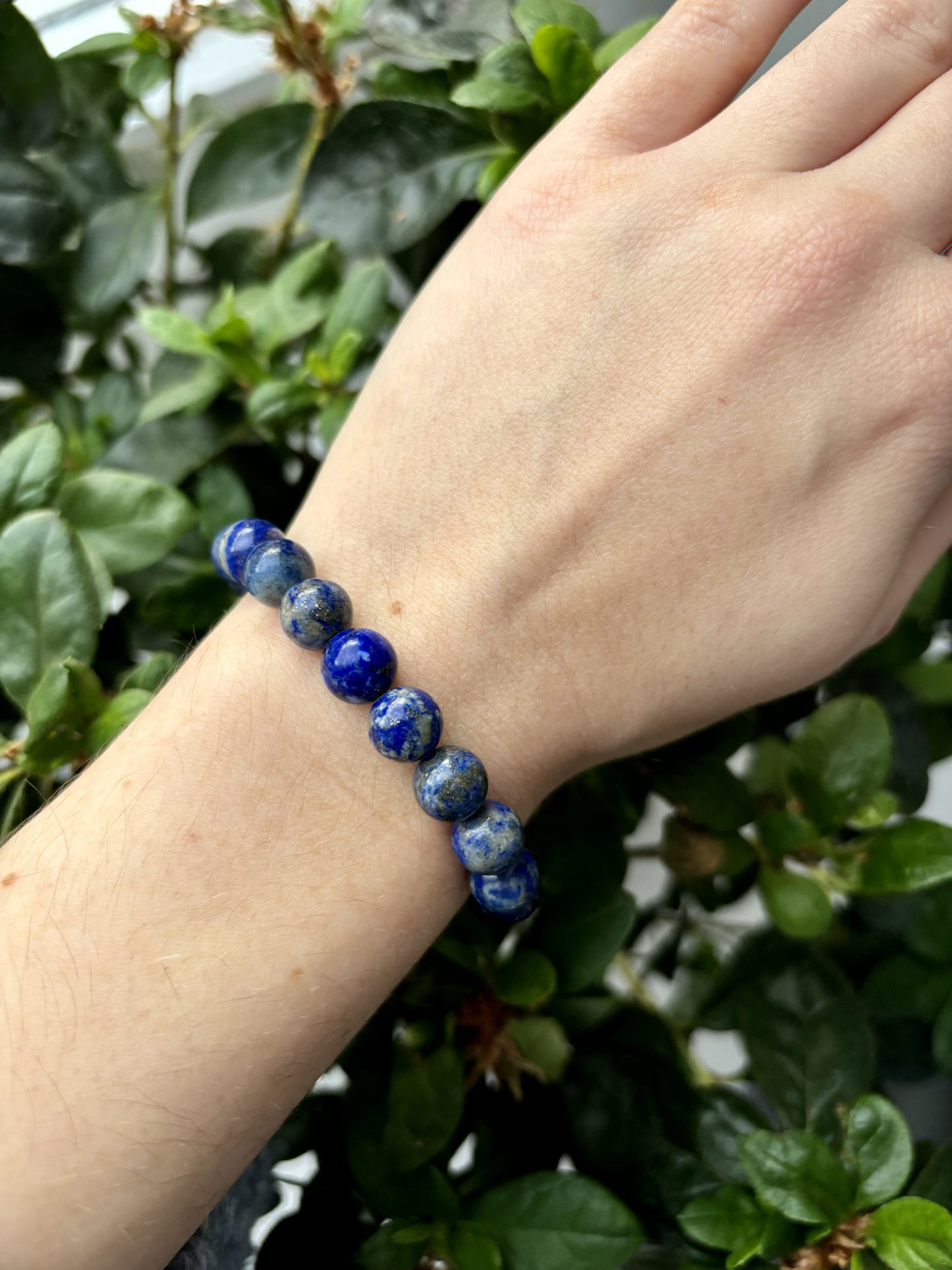 Bracelet Sphères Lapis Lazuli AA – Image 5