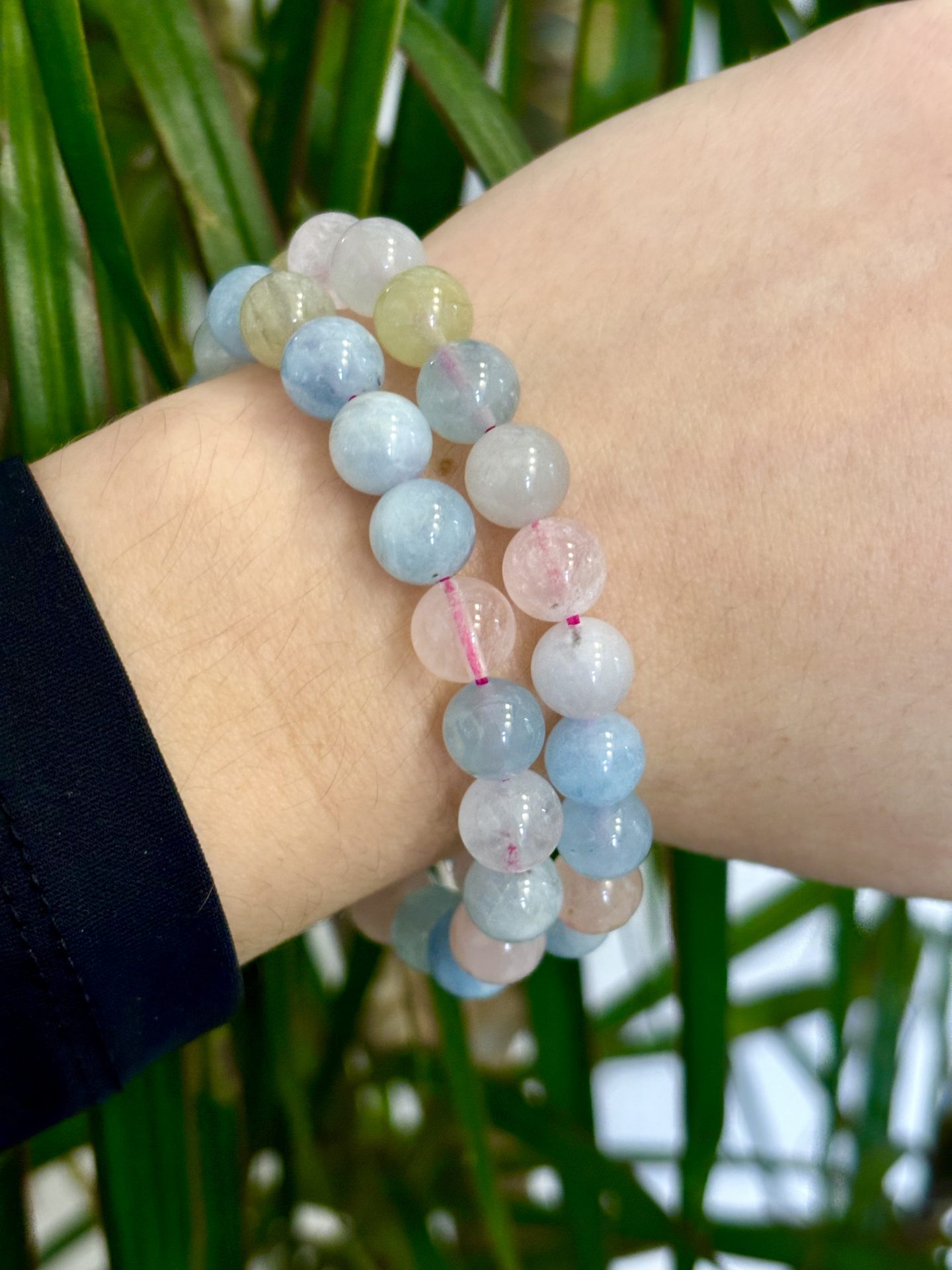 Bracelet Sphères Béryls AA