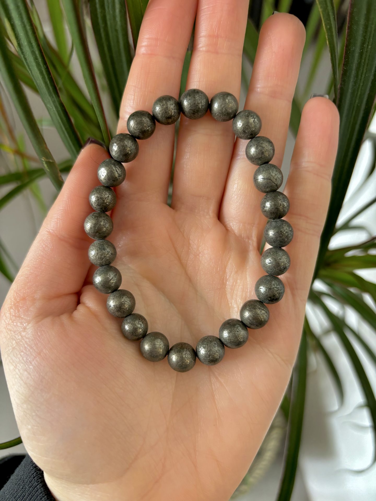 Bracelet Sphères Pyrite A