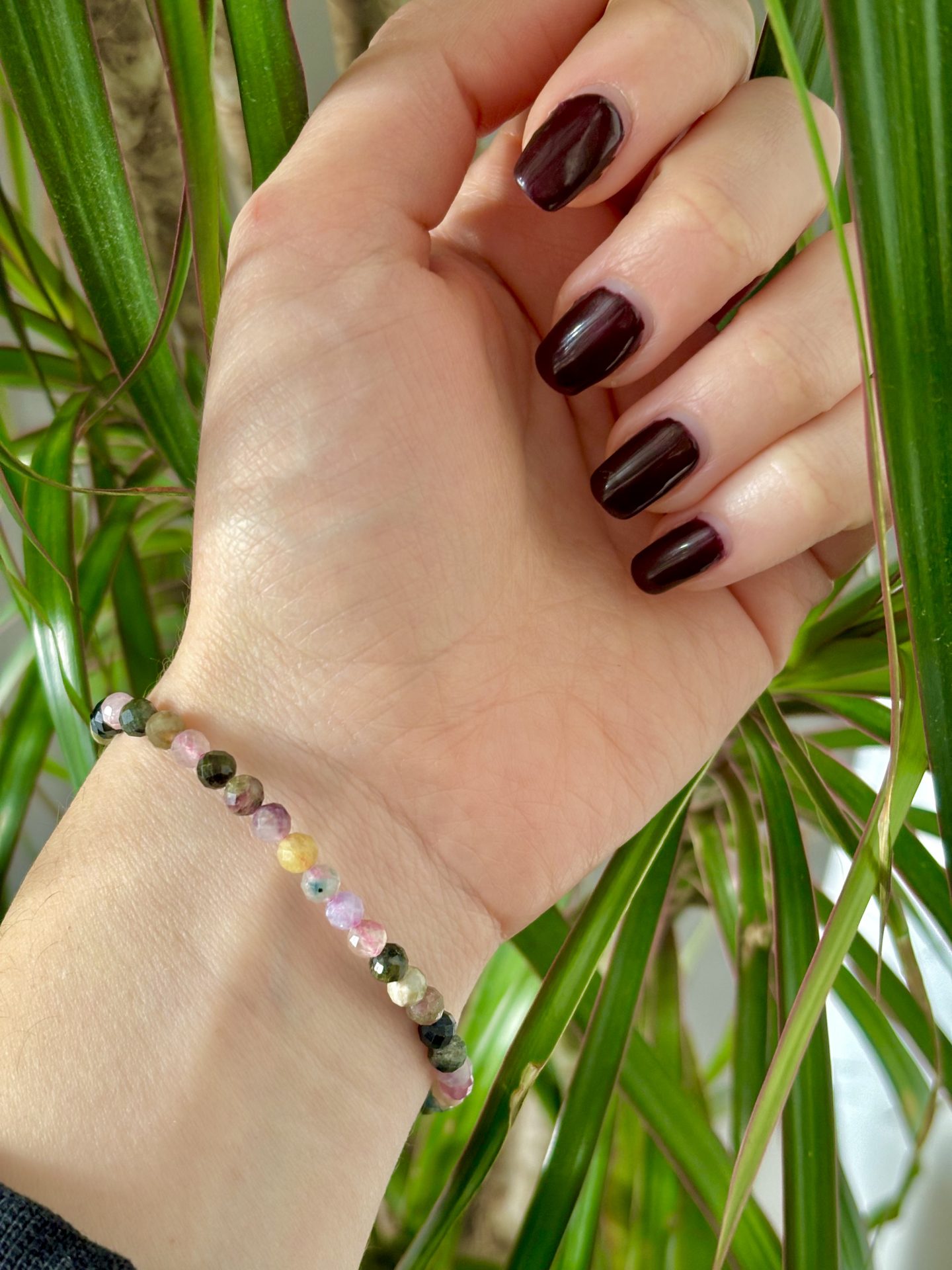 Bracelet Facettes Tourmaline Multicolore A – Image 5