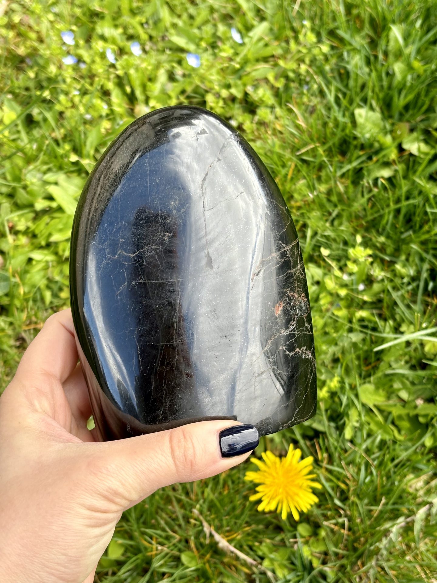 Menhir de Tourmaline noire du Brésil n°3 - 1114 g – Image 3