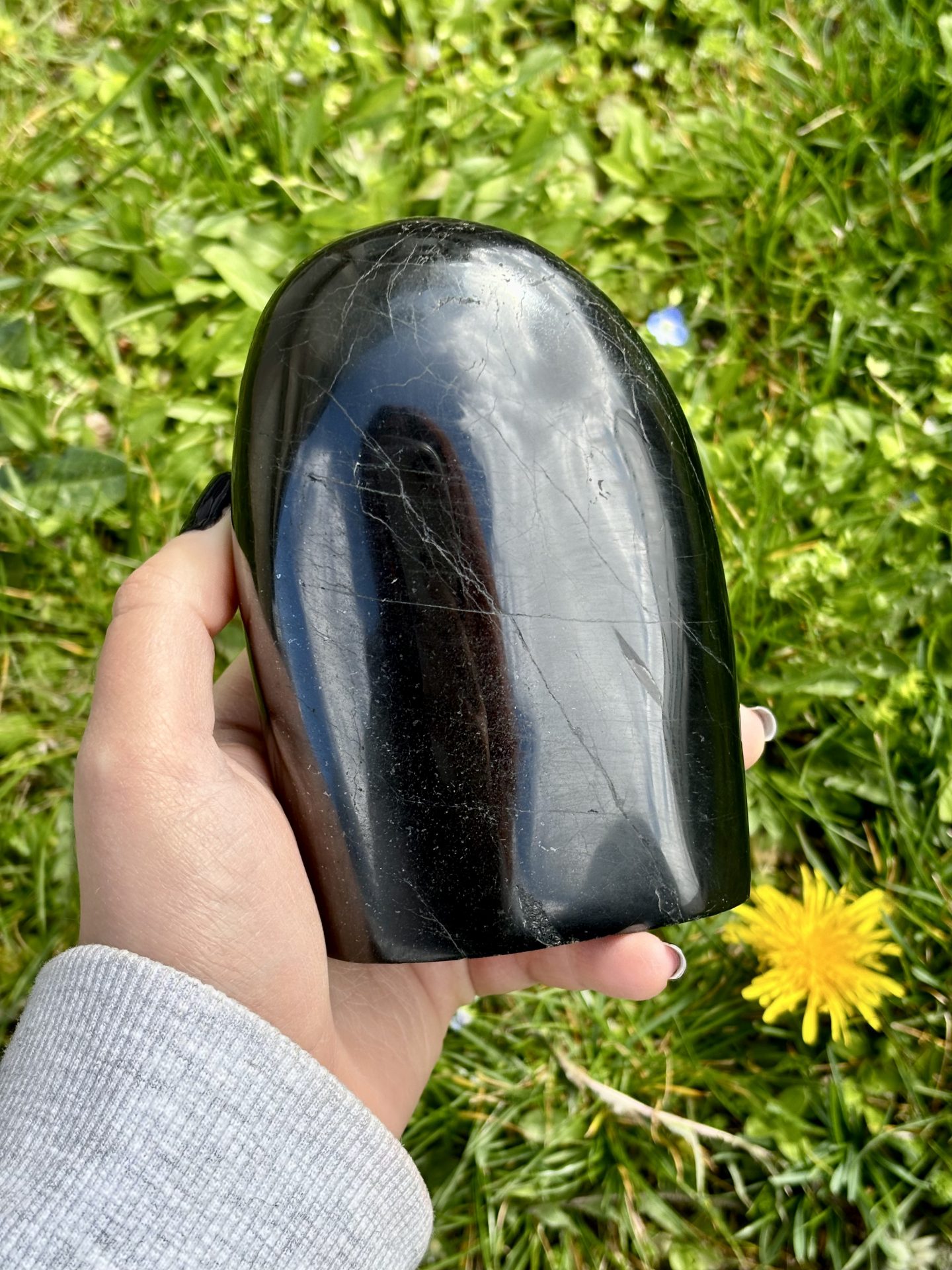 Menhir de Tourmaline noire du Brésil n°2 - 1191 g