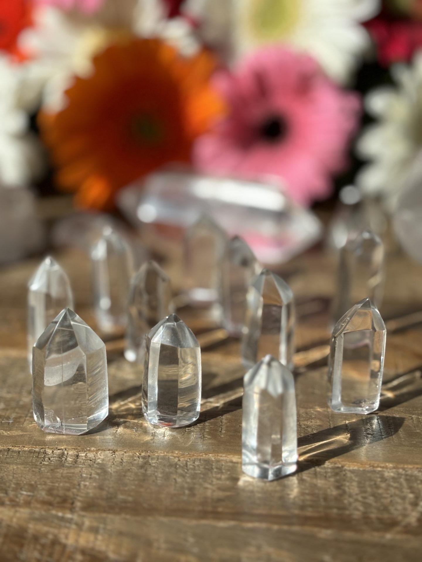 Lot de 4 Petites Pointes de Cristal de Roche de Madagascar AAA – Image 7