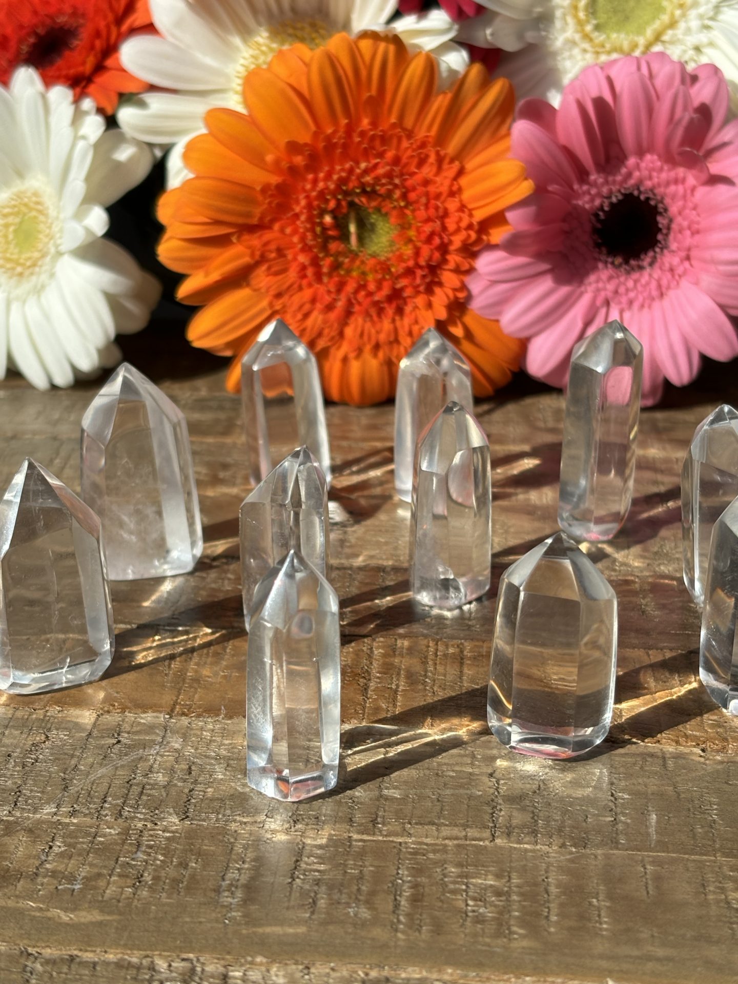 Lot de 4 Petites Pointes de Cristal de Roche de Madagascar AAA – Image 8