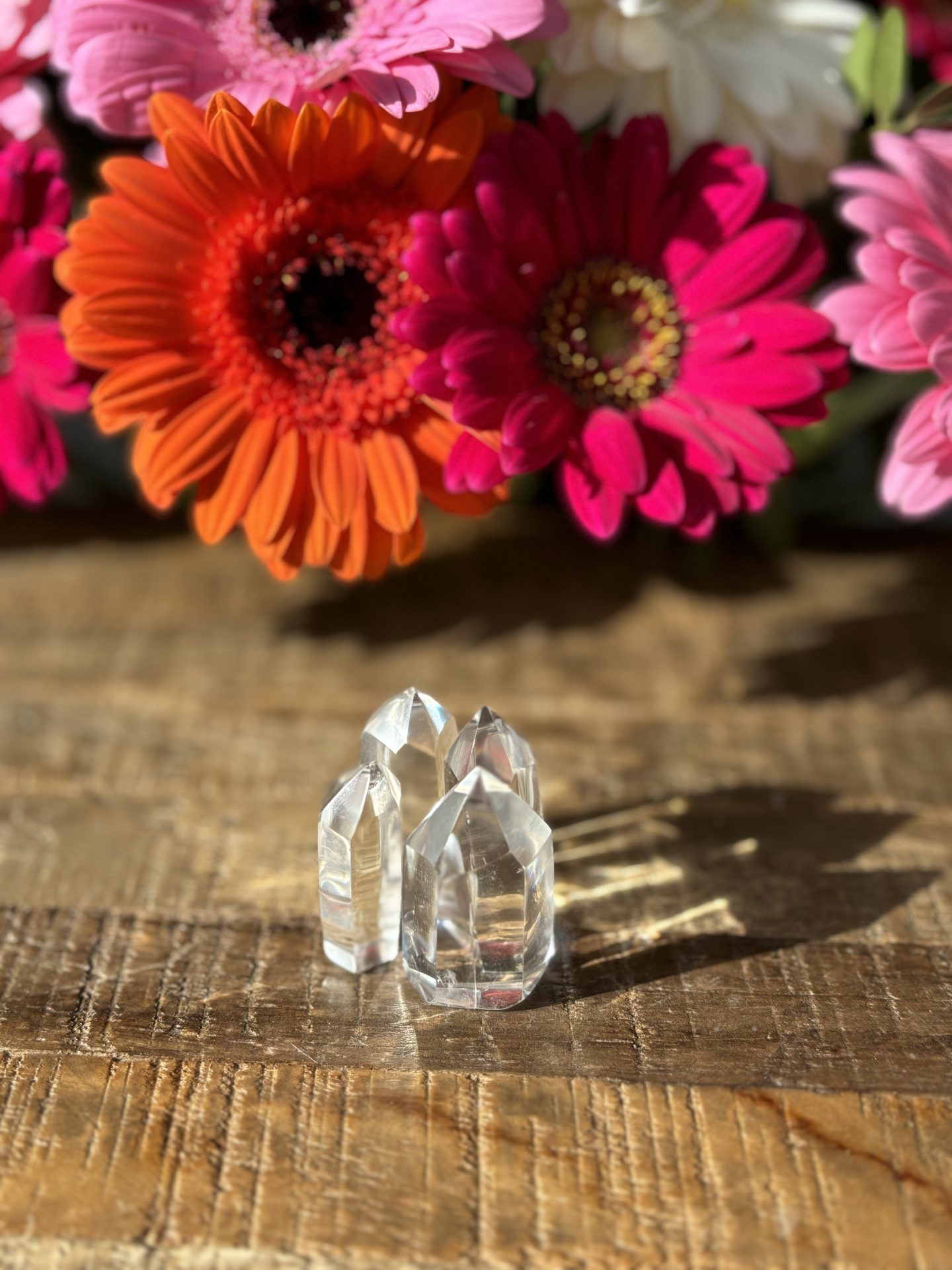 Lot de 4 Petites Pointes de Cristal de Roche de Madagascar AAA – Image 9