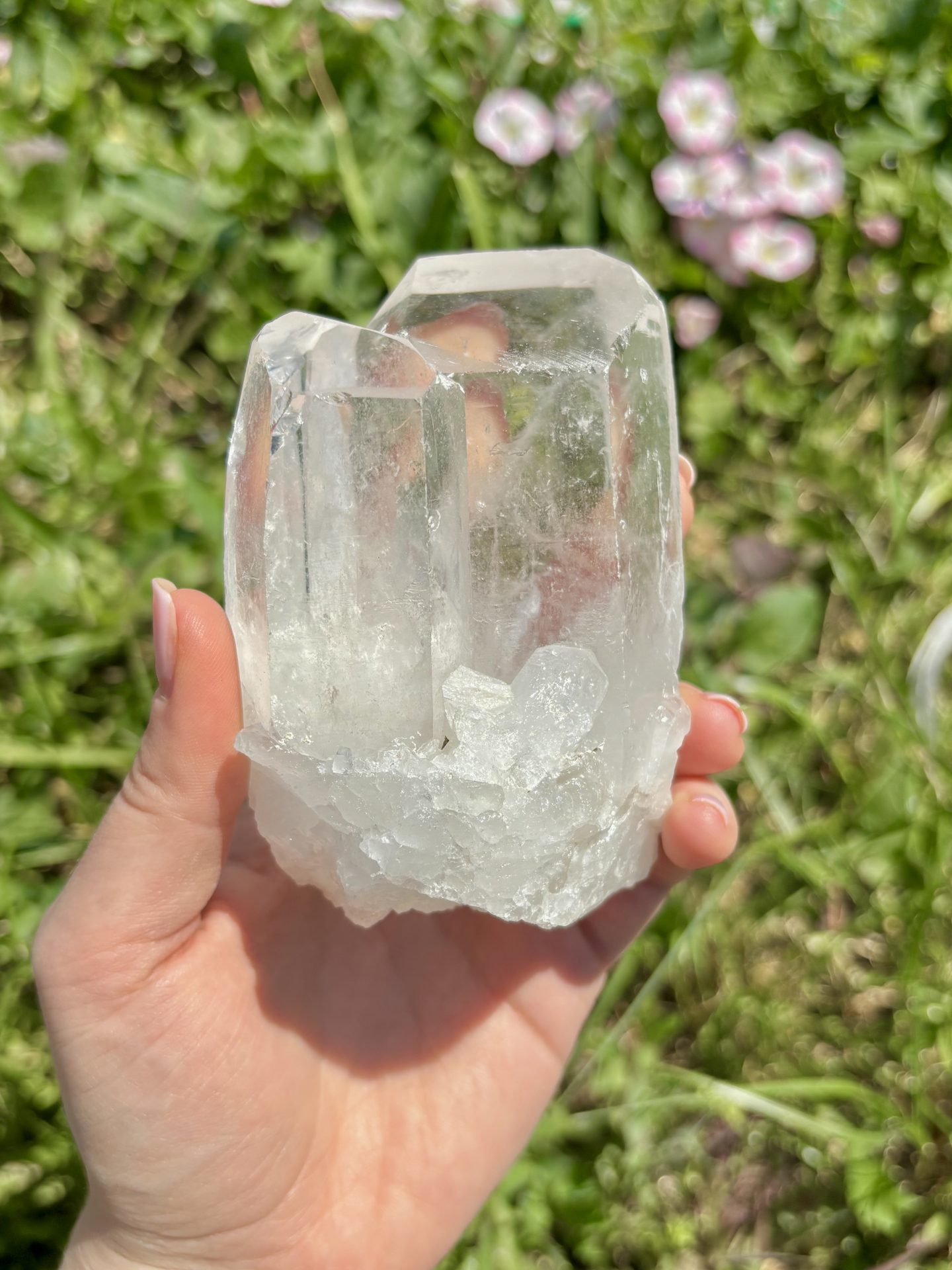 Amas de Cristal de Roche du Brésil A n°17 450g – Image 3