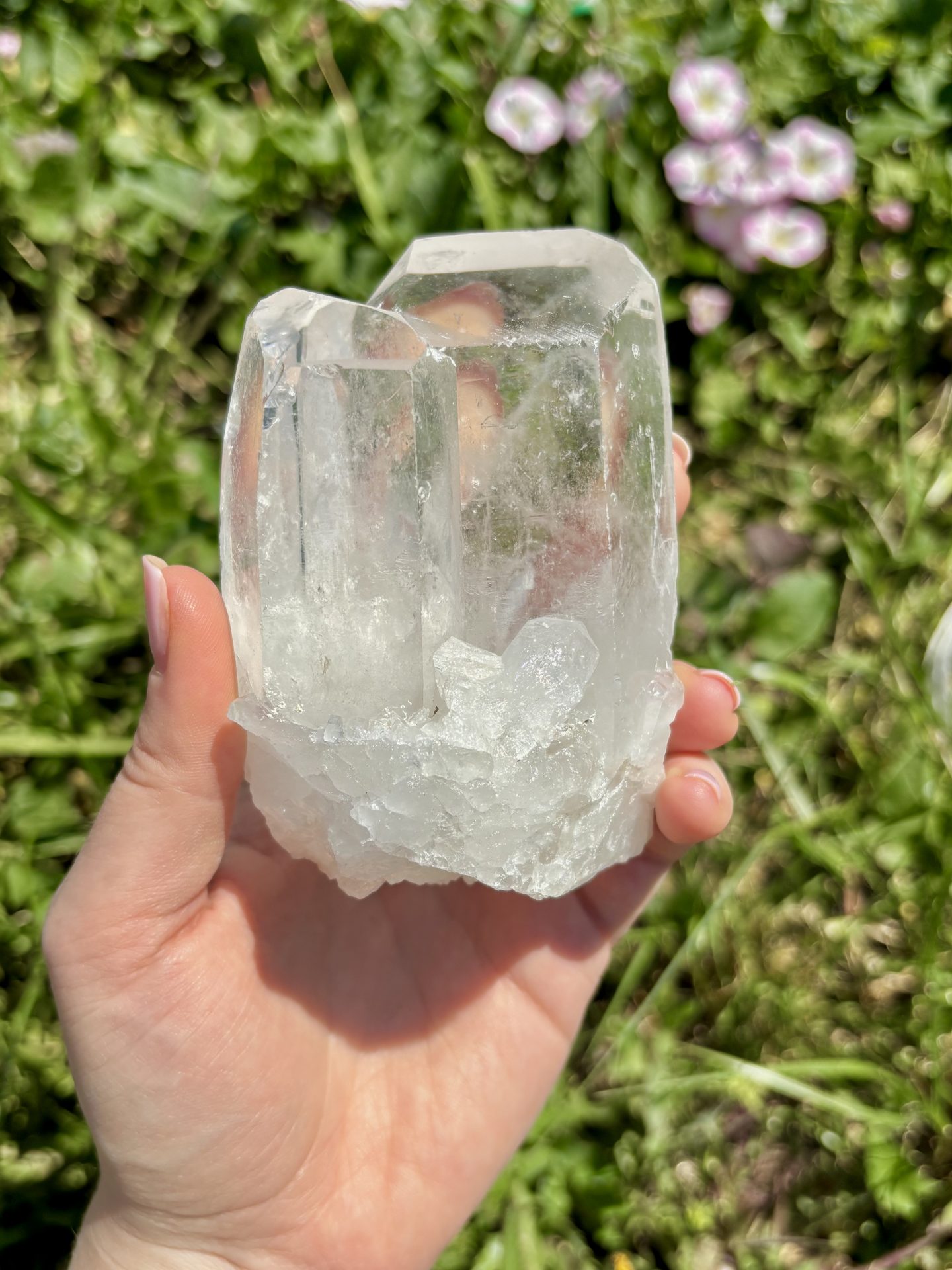 Amas de Cristal de Roche du Brésil A n°17 450g – Image 4