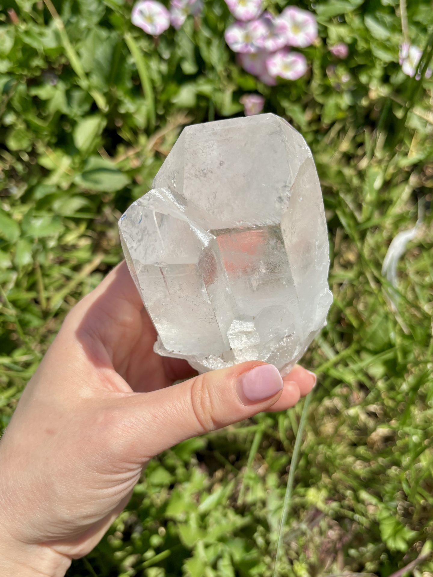 Amas de Cristal de Roche du Brésil A n°17 450g – Image 7