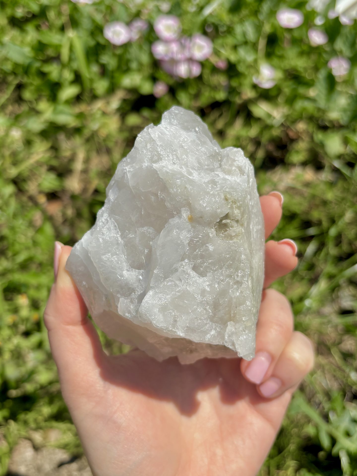 Amas de Cristal de Roche du Brésil A n°18 520g – Image 6