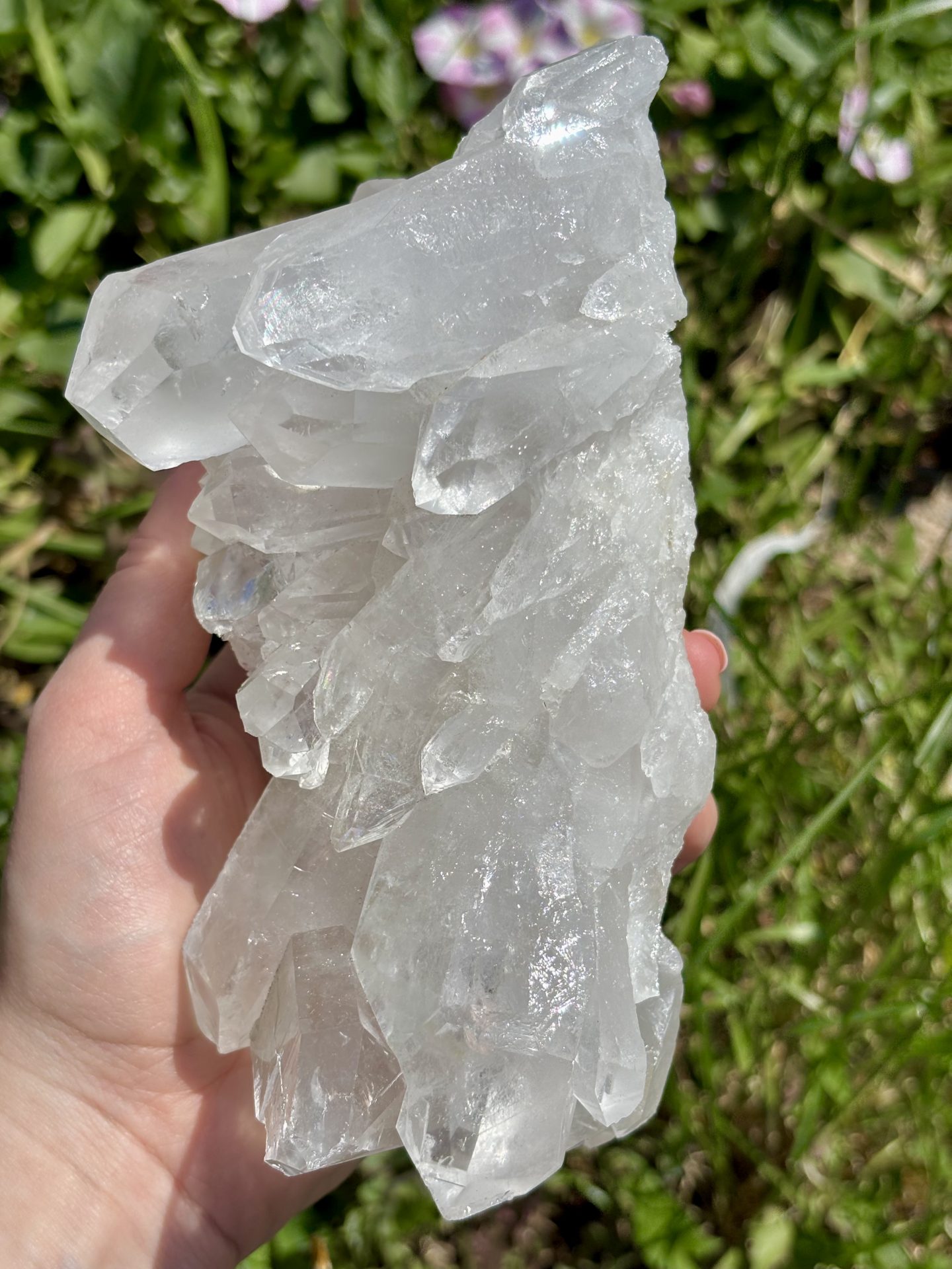 Amas de Cristal de Roche du Brésil AA n°16 960g – Image 11