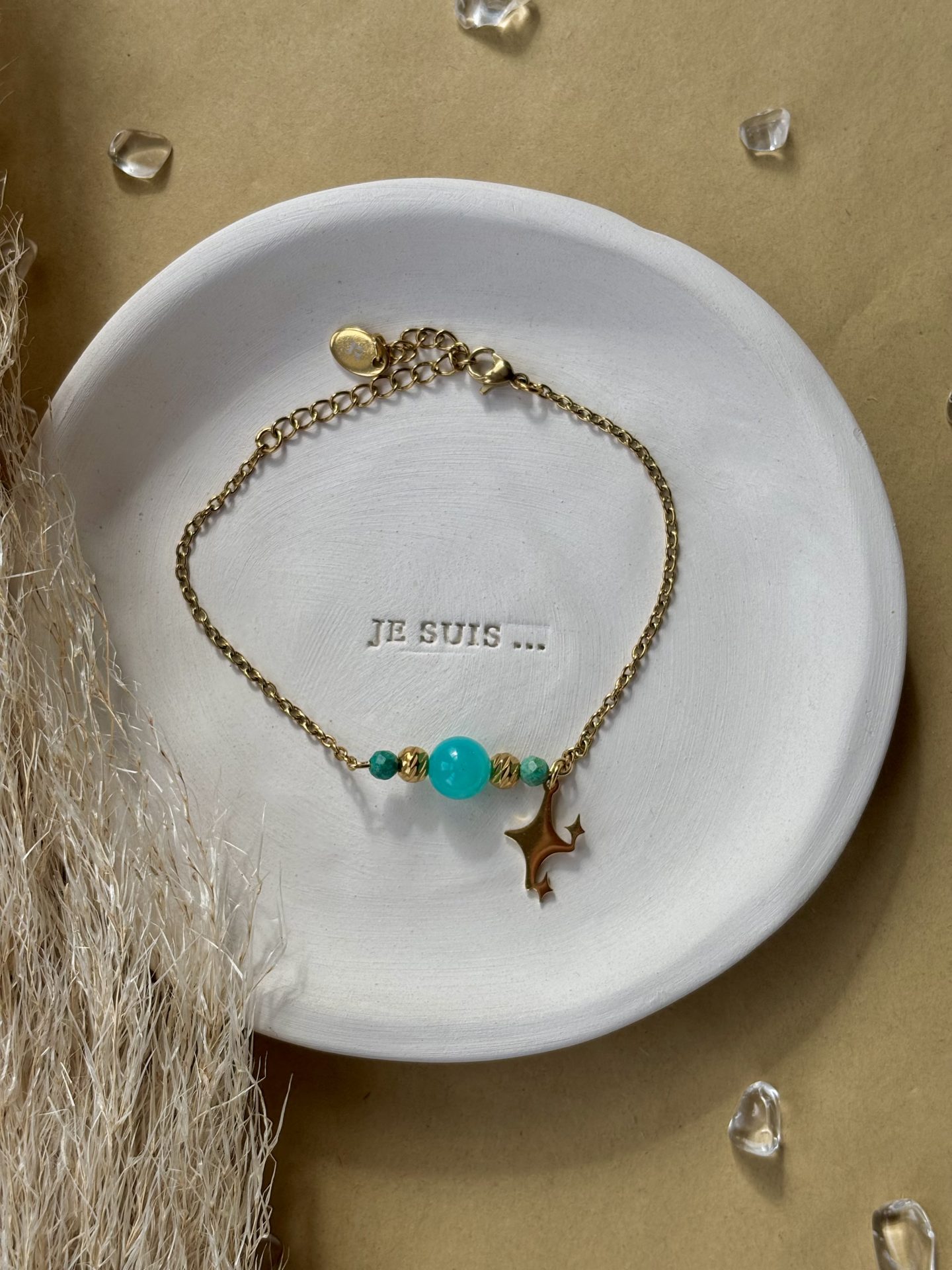 Bracelet Sphère Amazonite - VertiGlow